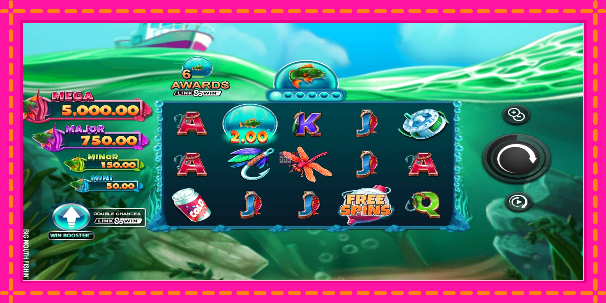 Slot machine Big Mouth Fishin gratuitamente, immagine 2