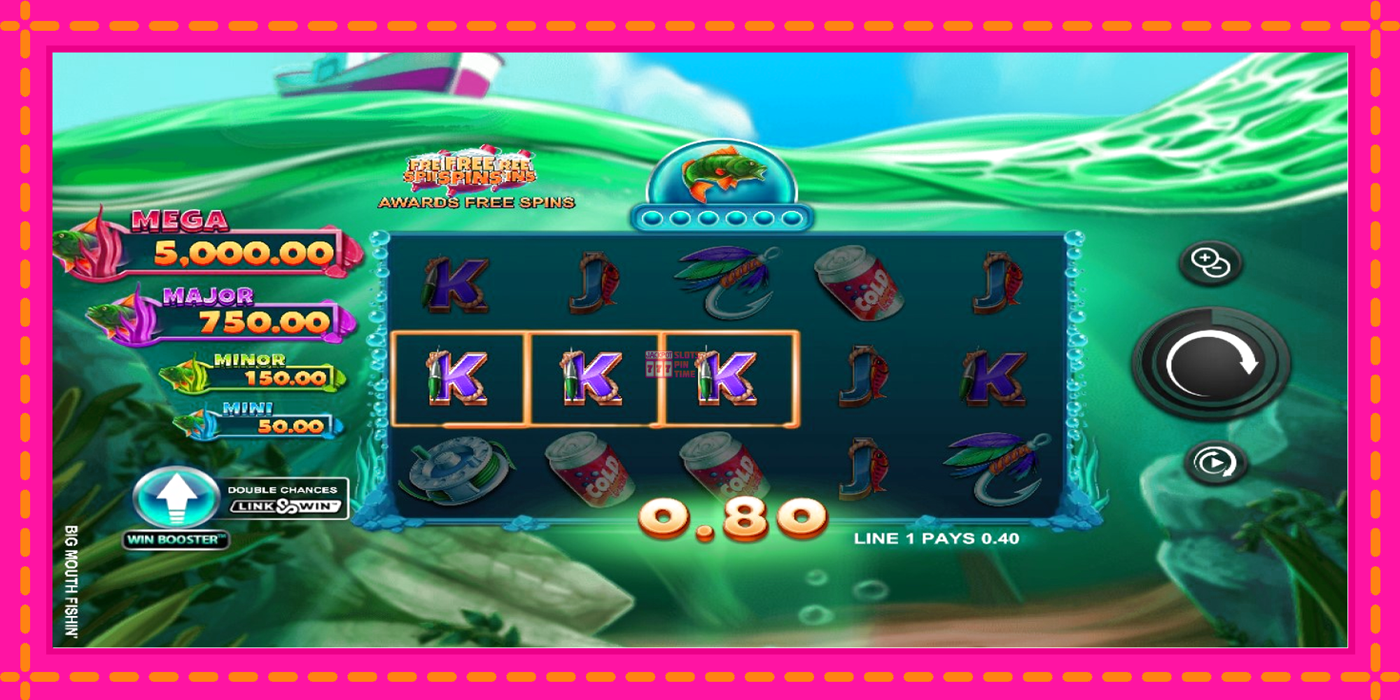 Slot machine Big Mouth Fishin gratuitamente, immagine 4