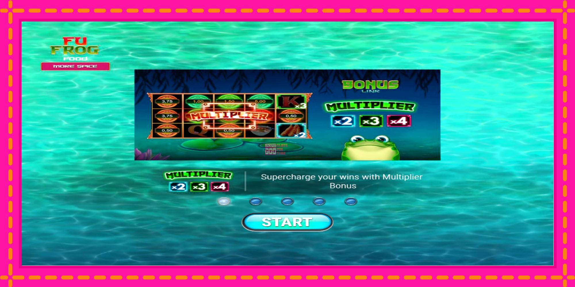 Slot machine Fu Frog Food gratuitamente, immagine 1