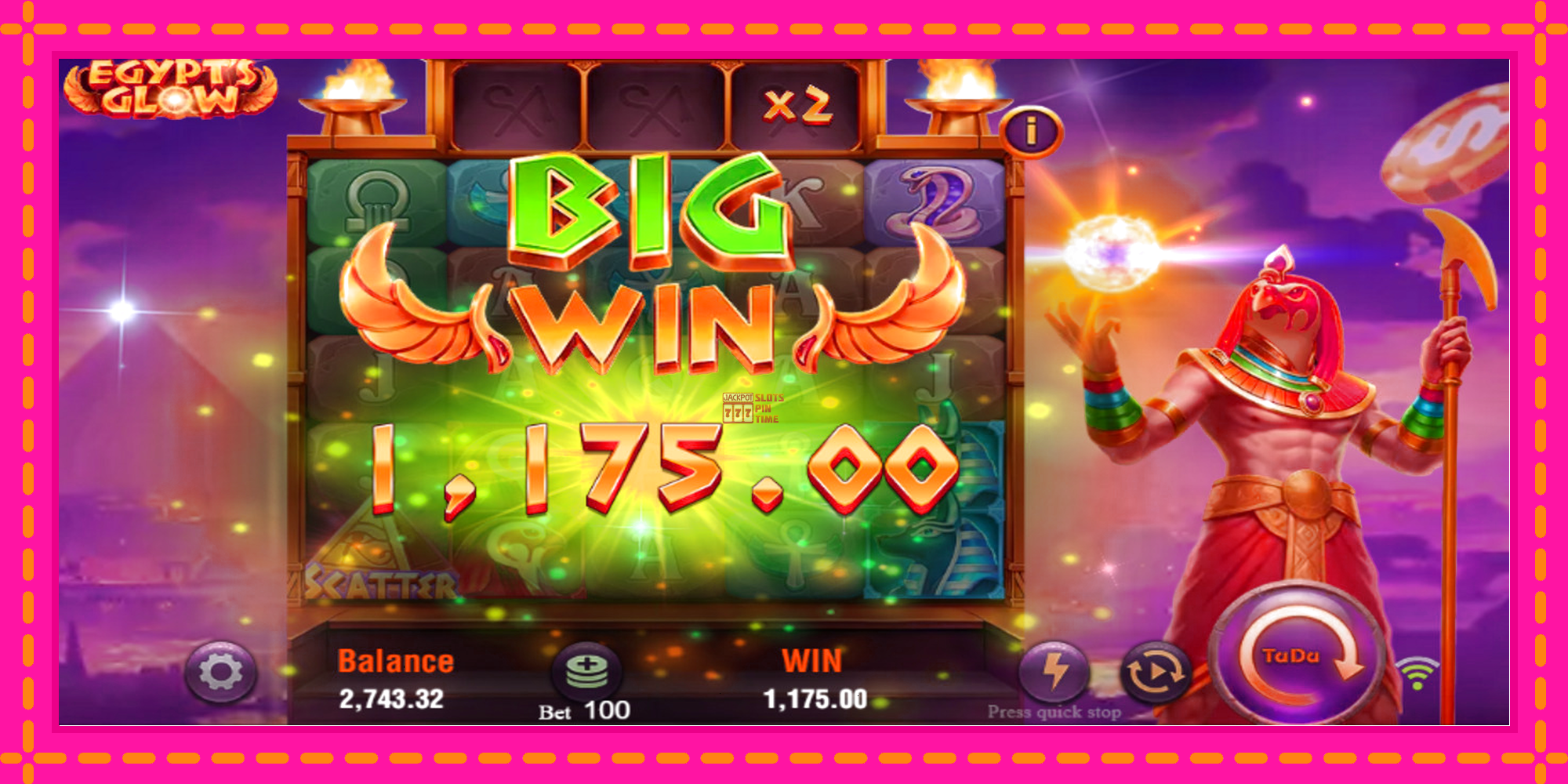 Slot machine Egypts Glow gratuitamente, immagine 1