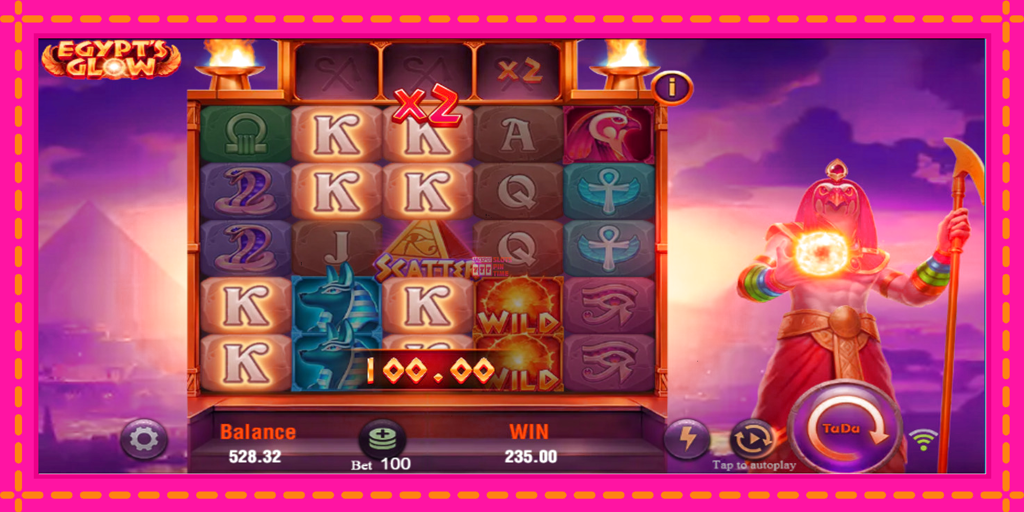 Slot machine Egypts Glow gratuitamente, immagine 2