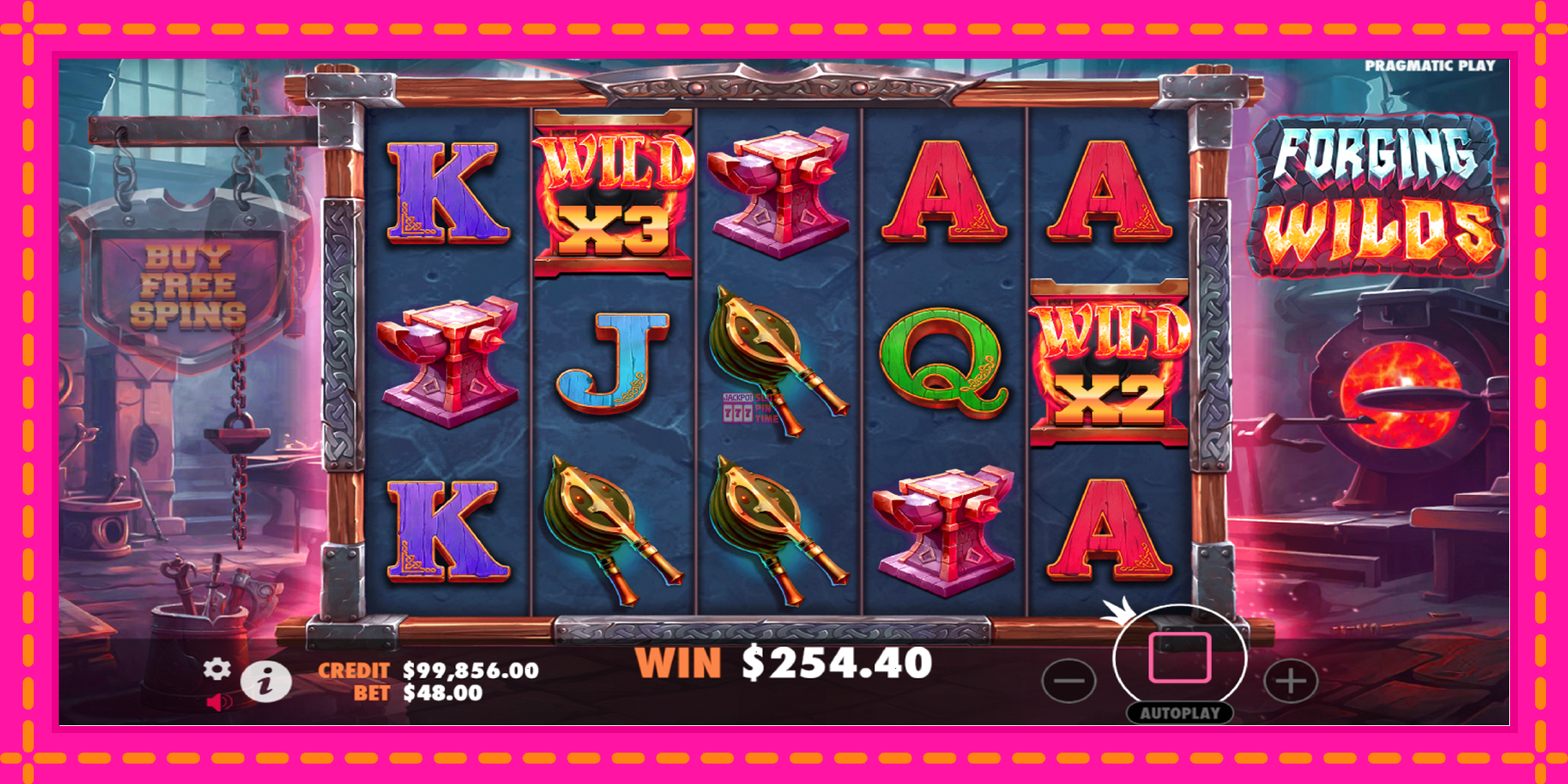 Slot machine Forging Wilds gratuitamente, immagine 3