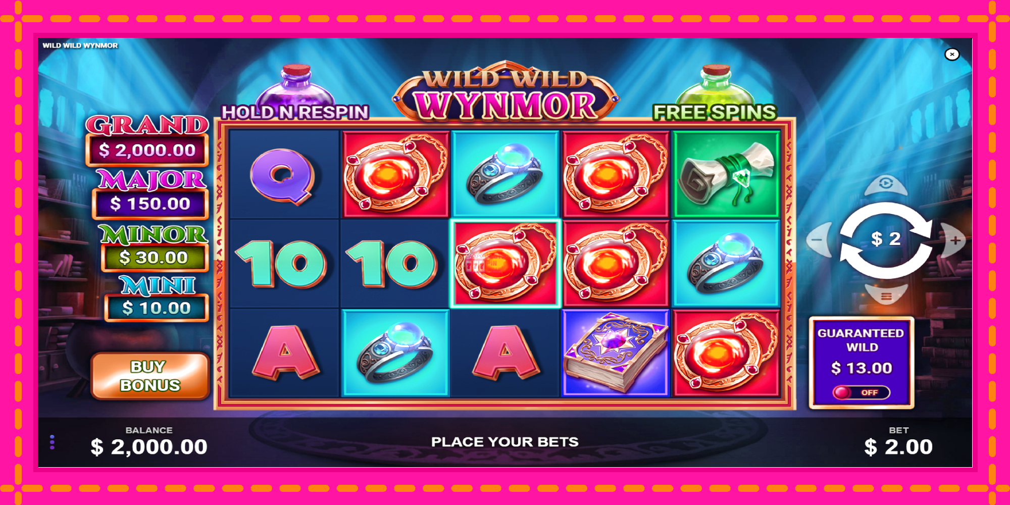 Slot machine Wild Wild Wynmor gratuitamente, immagine 2