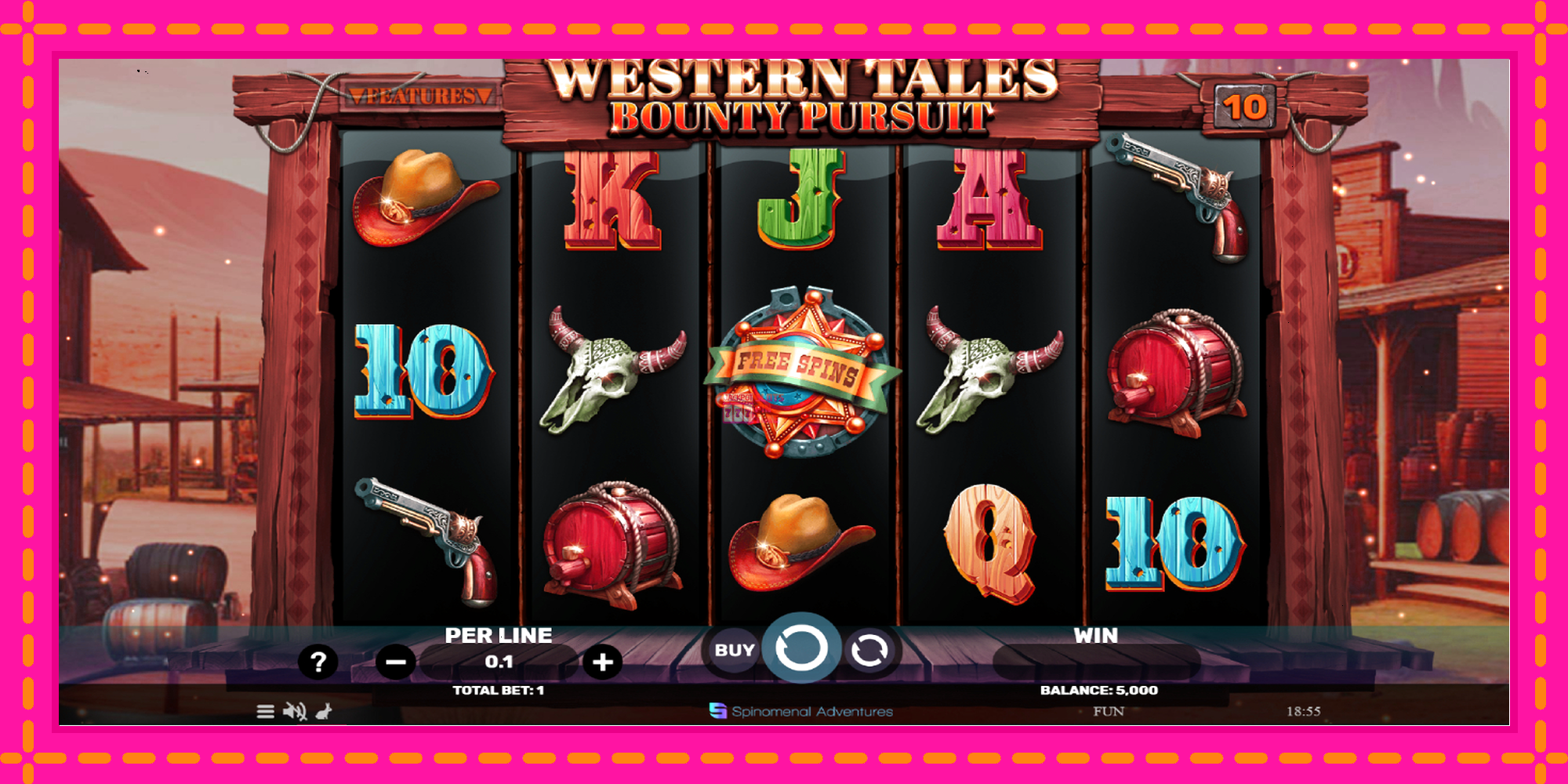 Slot machine Western Tales - Bounty Pursuit gratuitamente, immagine 2