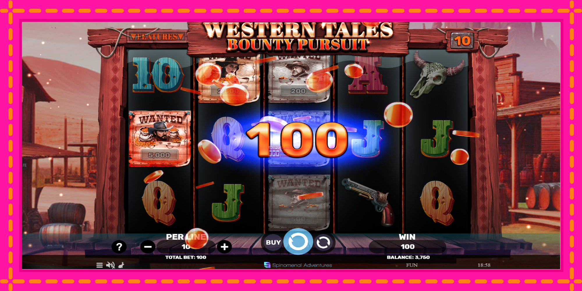 Slot machine Western Tales - Bounty Pursuit gratuitamente, immagine 4