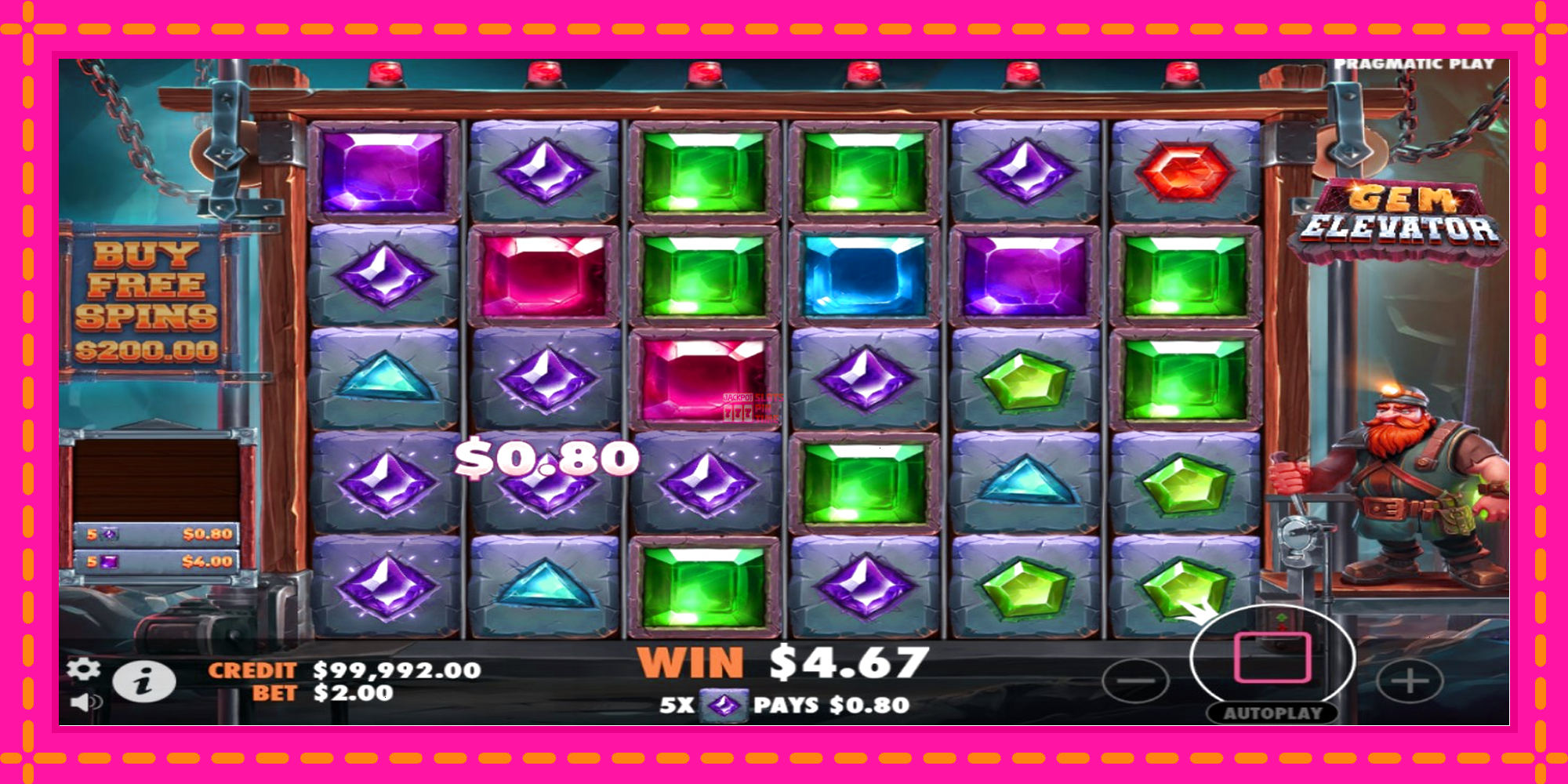 Slot machine Gem Elevator gratuitamente, immagine 3