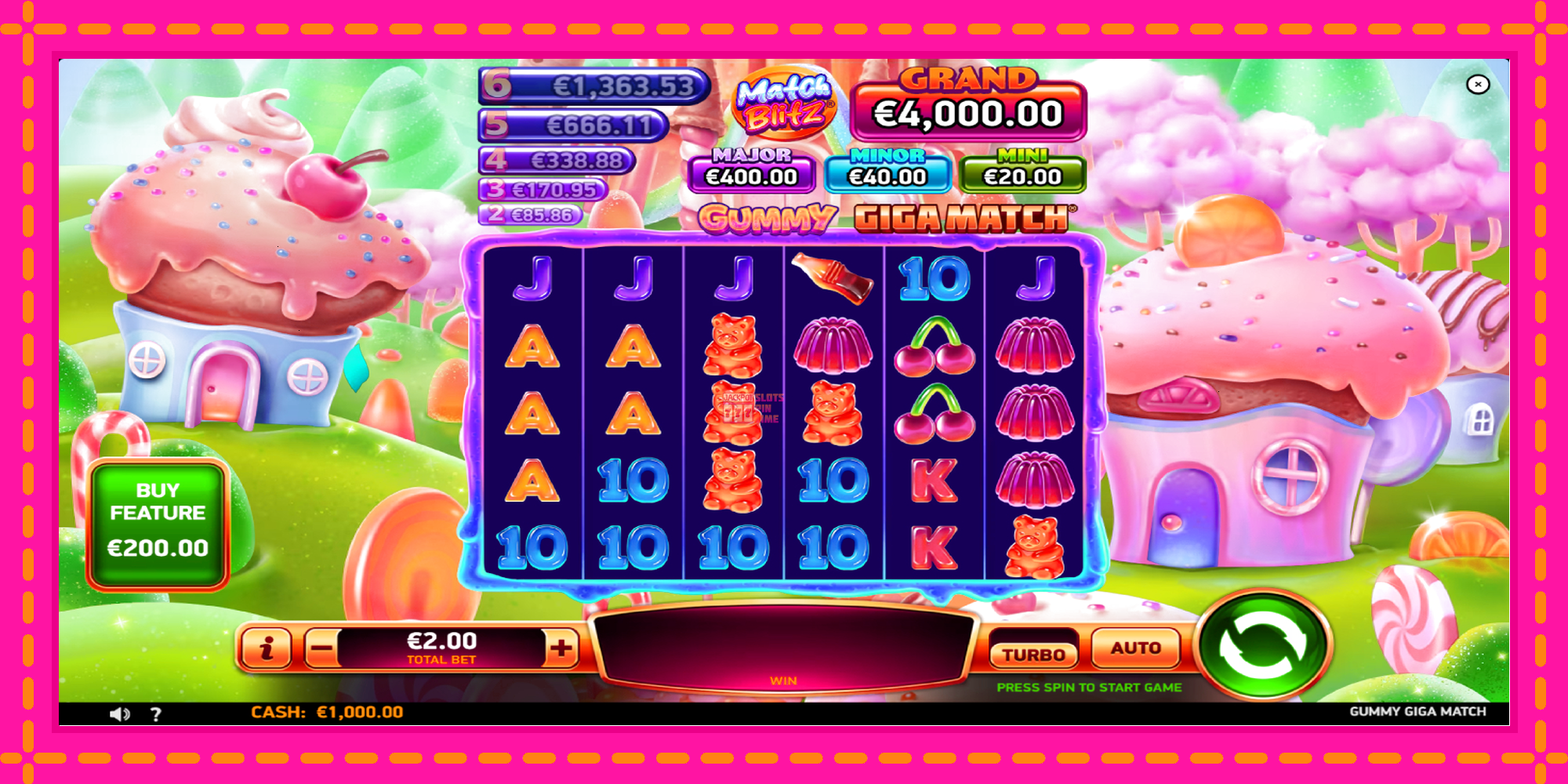 Slot machine Gummy Giga Match gratuitamente, immagine 2