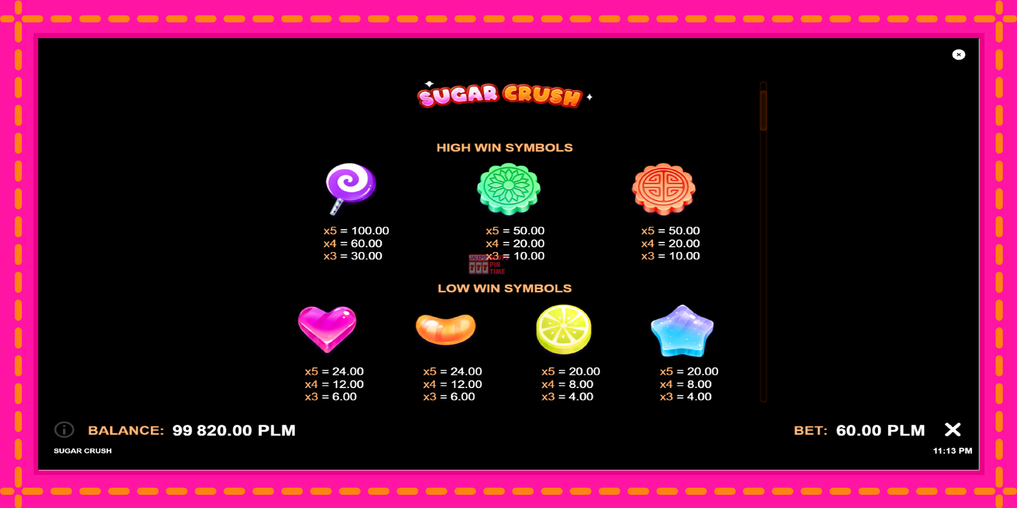 Slot machine Sugar Crush gratuitamente, immagine 5