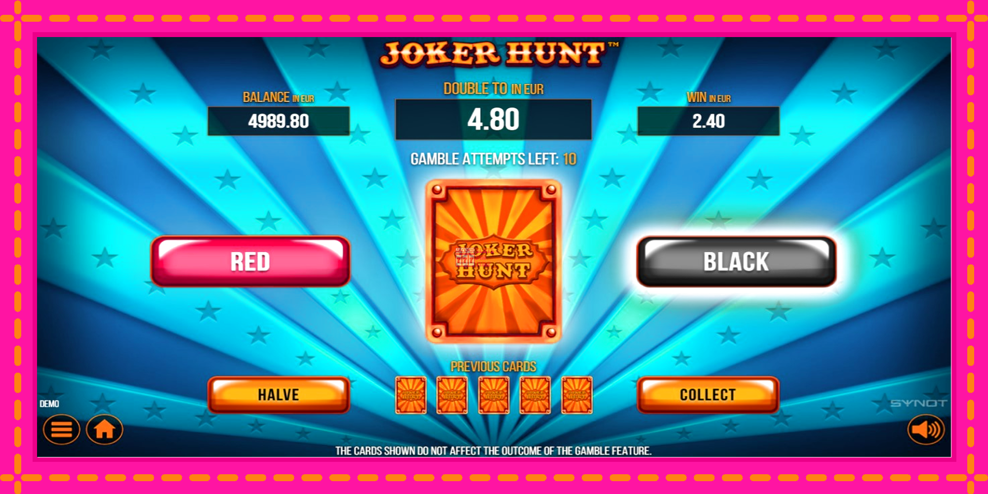 Slot machine Joker Hunt gratuitamente, immagine 4