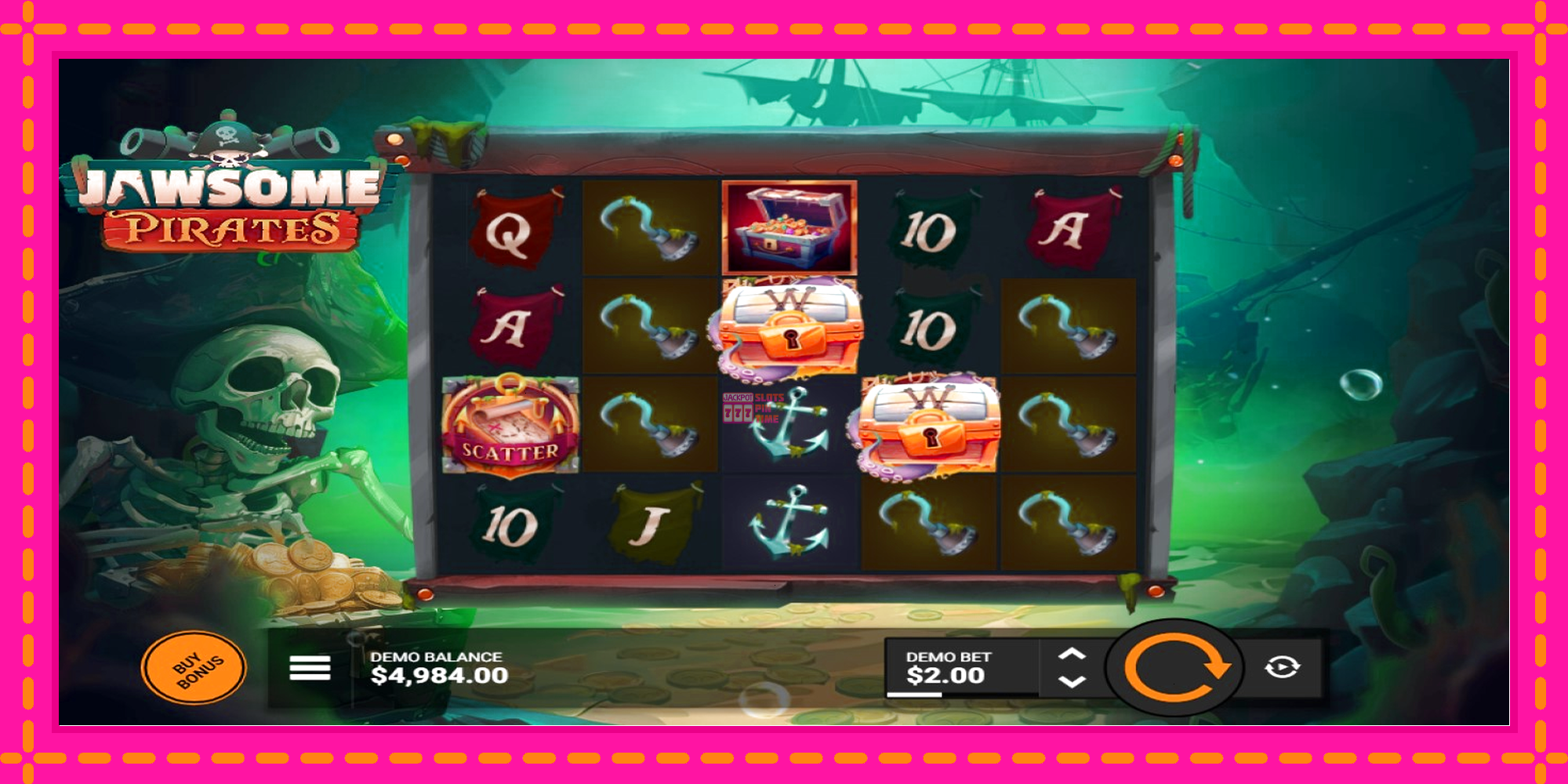 Slot machine Jawsome Pirates gratuitamente, immagine 3