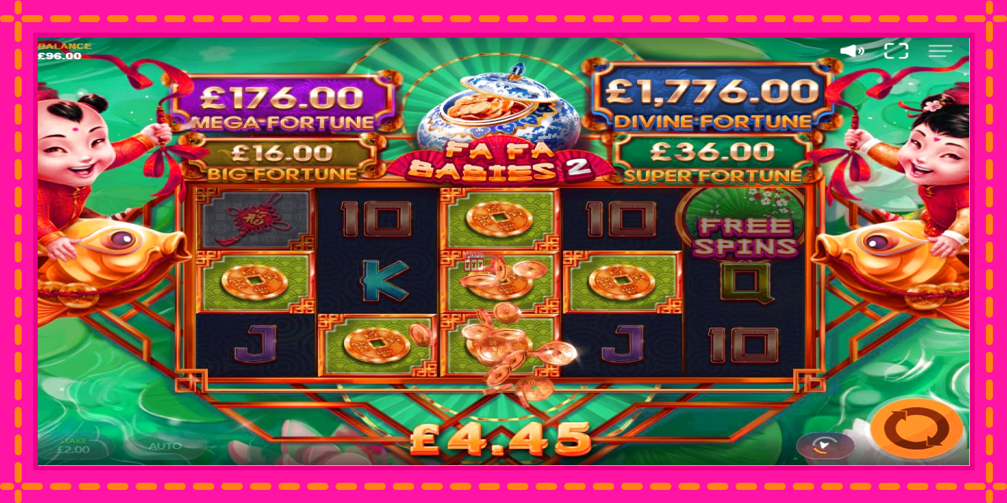 Slot machine Fa Fa Babies 2 gratuitamente, immagine 2