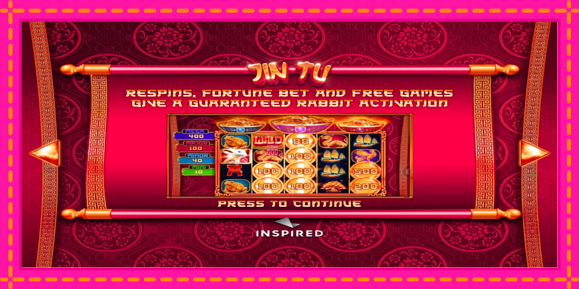 Slot machine JinTu gratuitamente, immagine 1