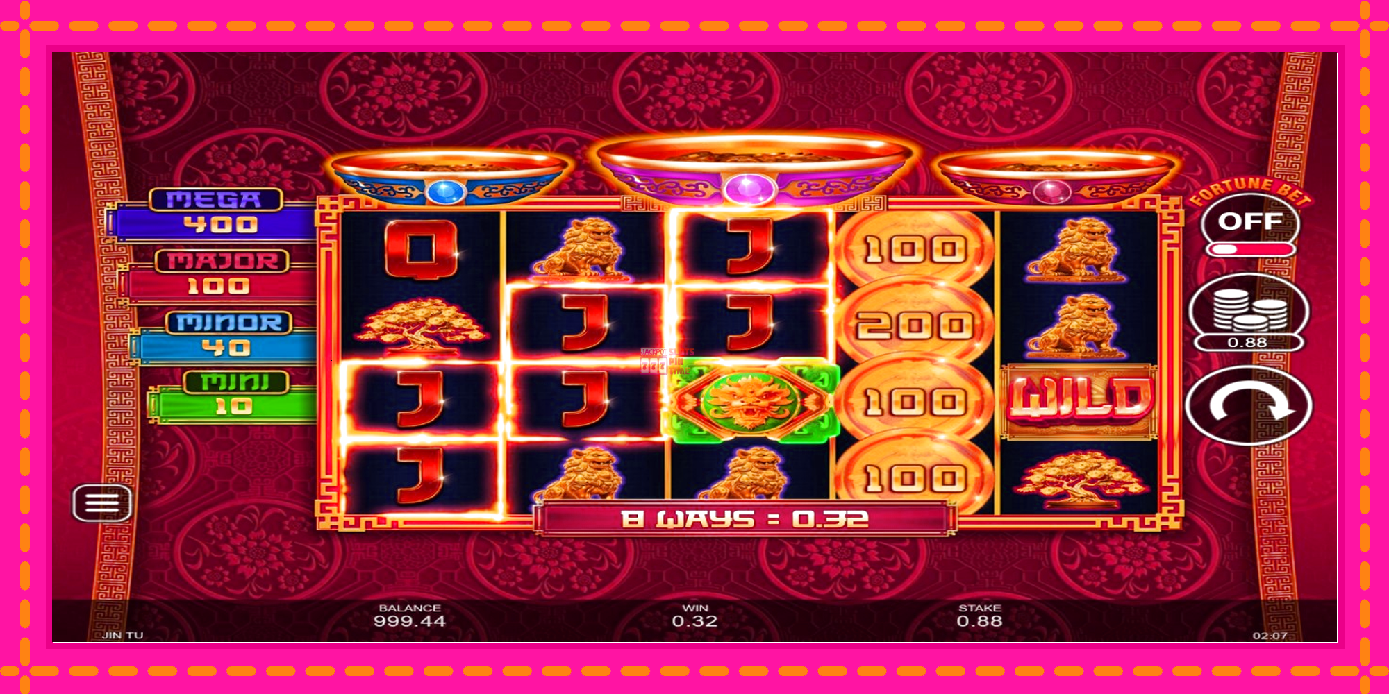 Slot machine JinTu gratuitamente, immagine 3