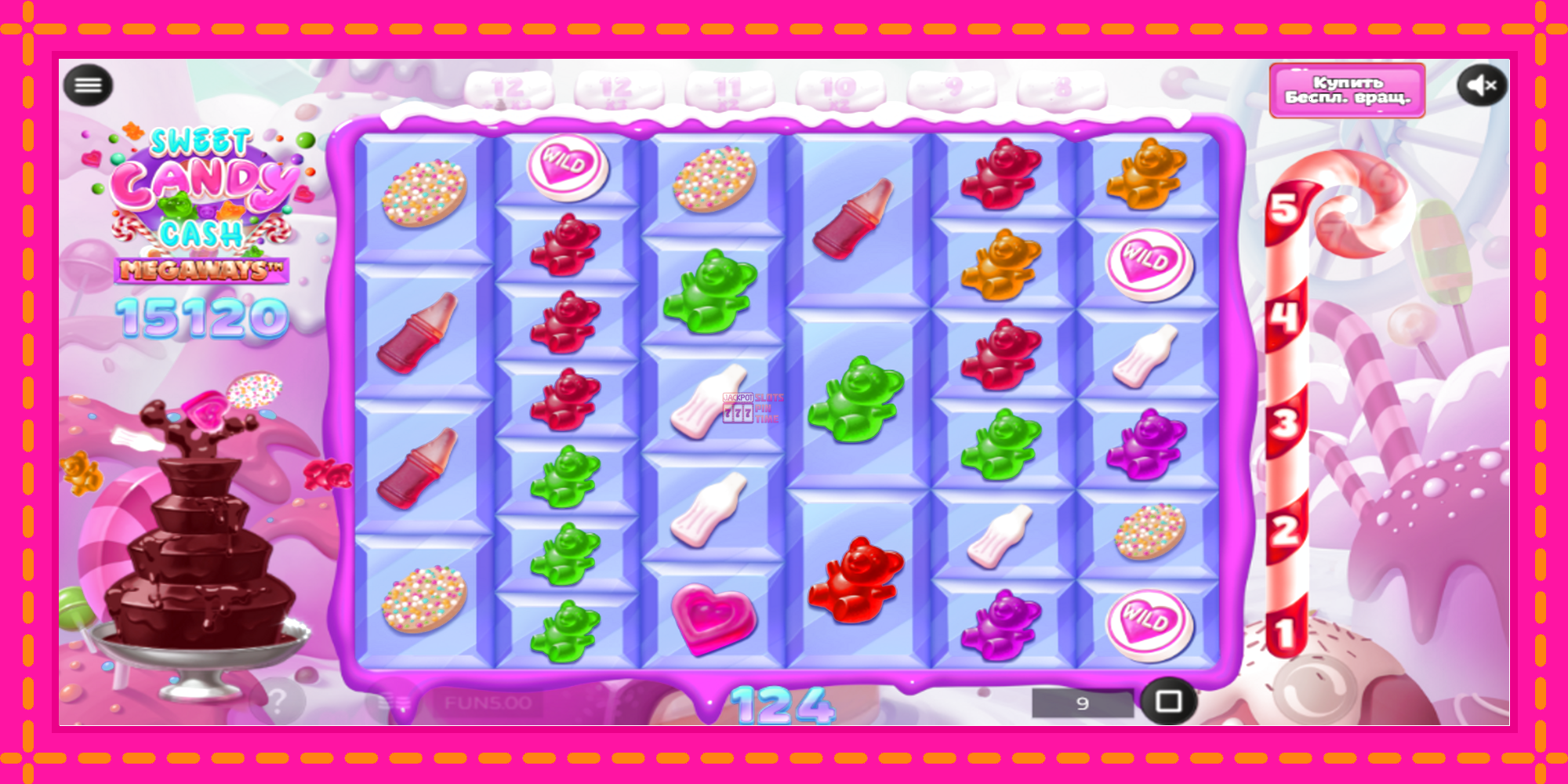 Slot machine Sweet Candy Cash Megaway gratuitamente, immagine 5