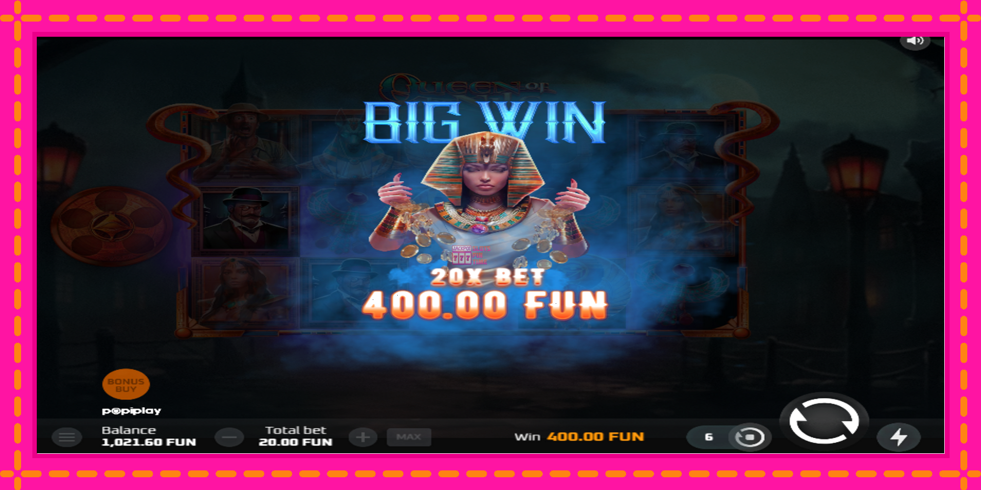 Slot machine Queen of the Nile gratuitamente, immagine 5