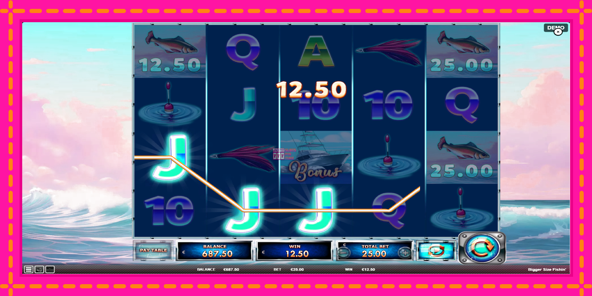 Slot machine Bigger Size Fishin gratuitamente, immagine 3