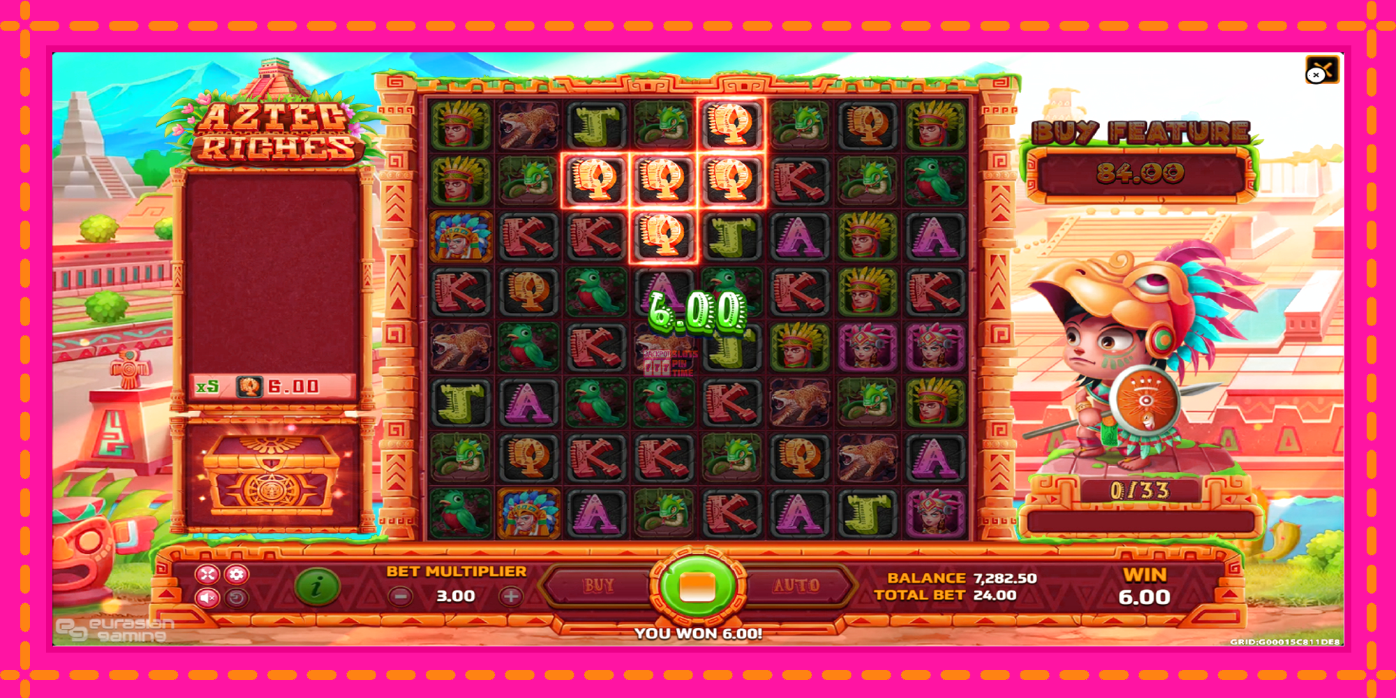 Slot machine Aztec Riches gratuitamente, immagine 3