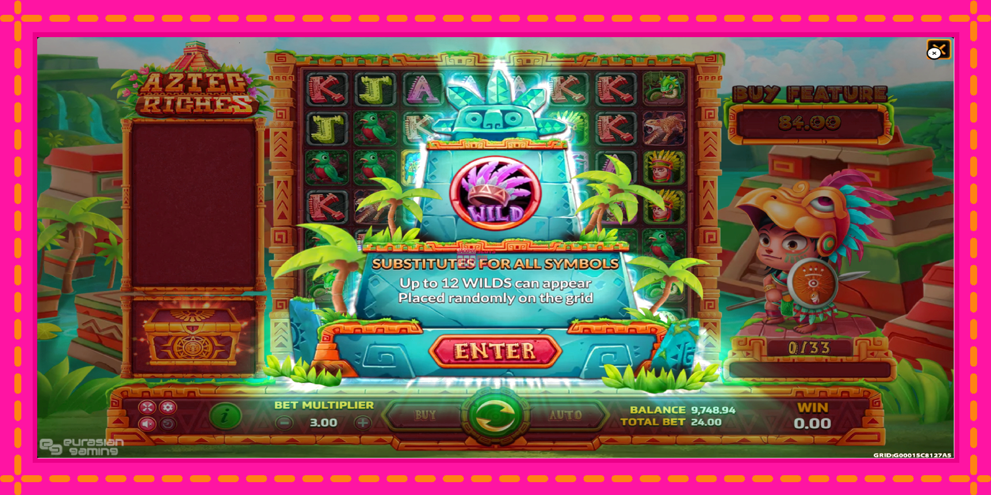 Slot machine Aztec Riches gratuitamente, immagine 4