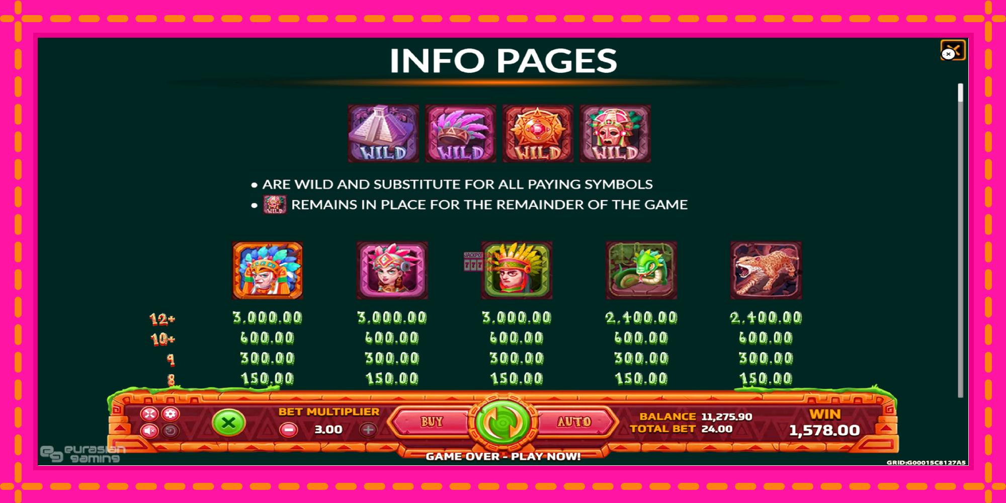 Slot machine Aztec Riches gratuitamente, immagine 5