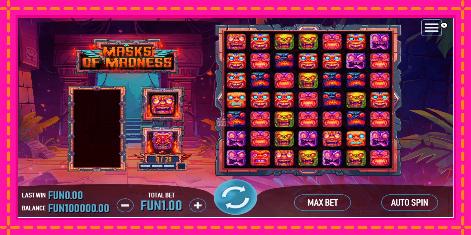 Slot machine Masks of Madness gratuitamente, immagine 1