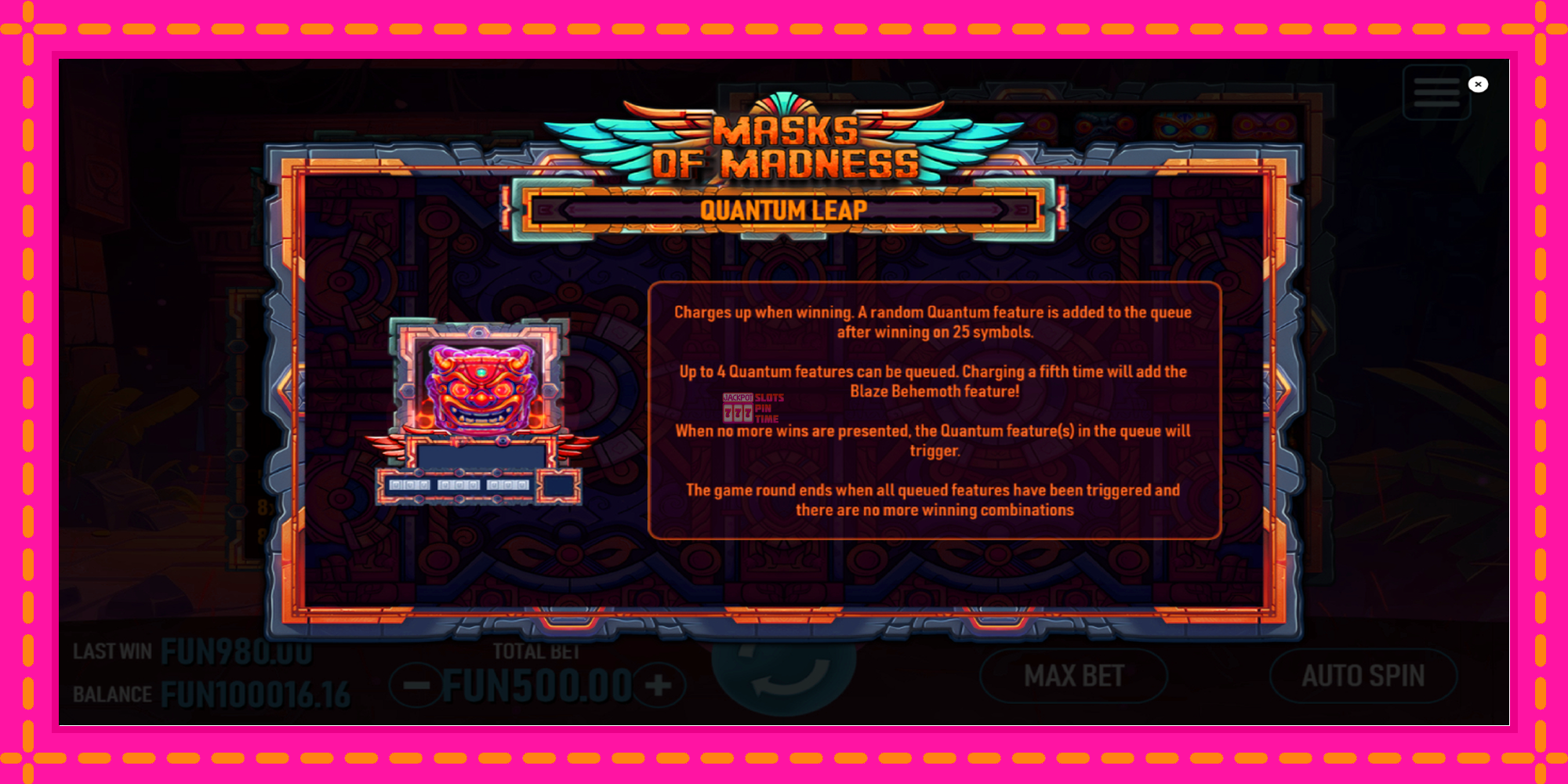 Slot machine Masks of Madness gratuitamente, immagine 7