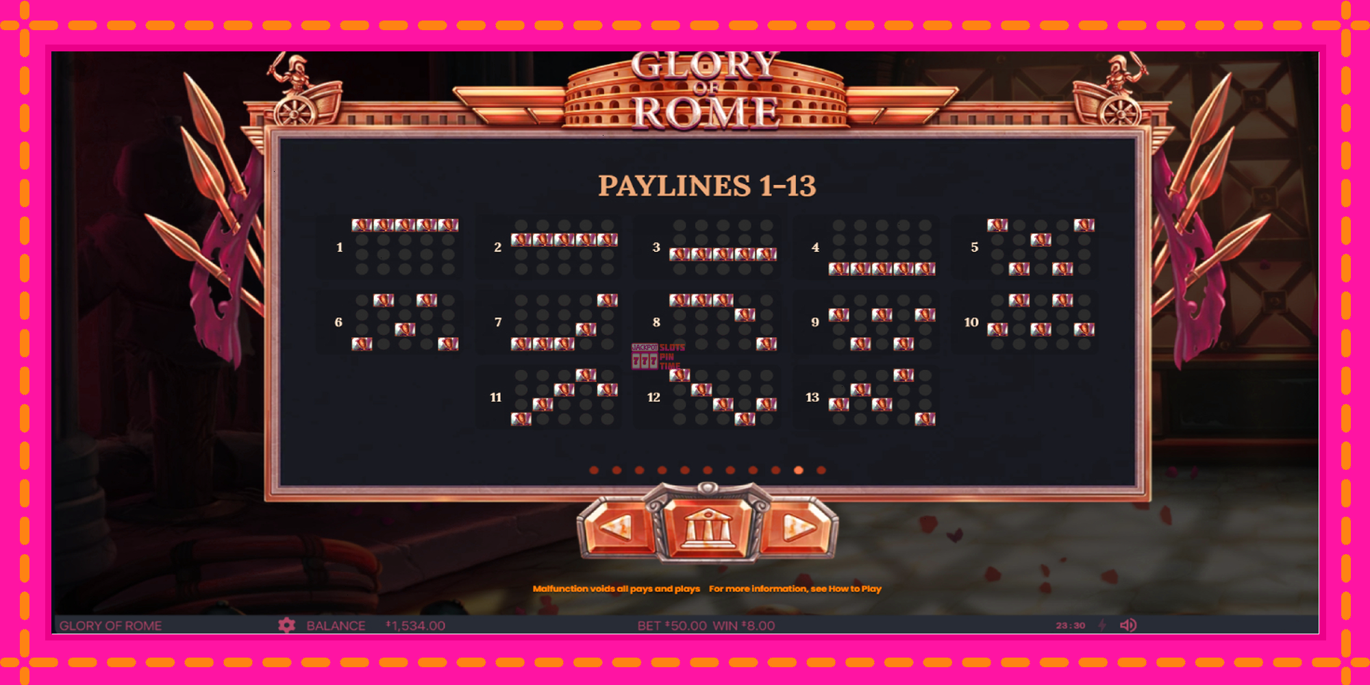 Slot machine Glory of Rome gratuitamente, immagine 7