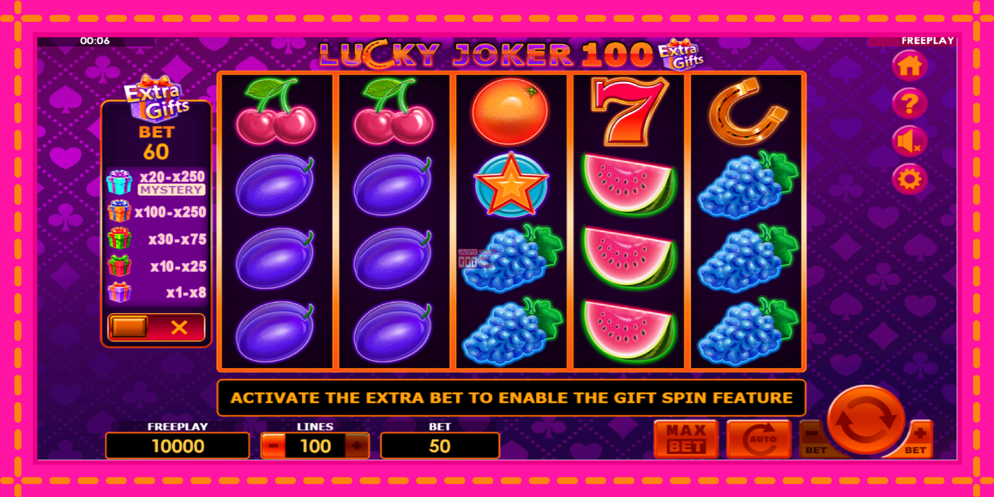 Slot machine Lucky Joker 100 Extra Gifts gratuitamente, immagine 2