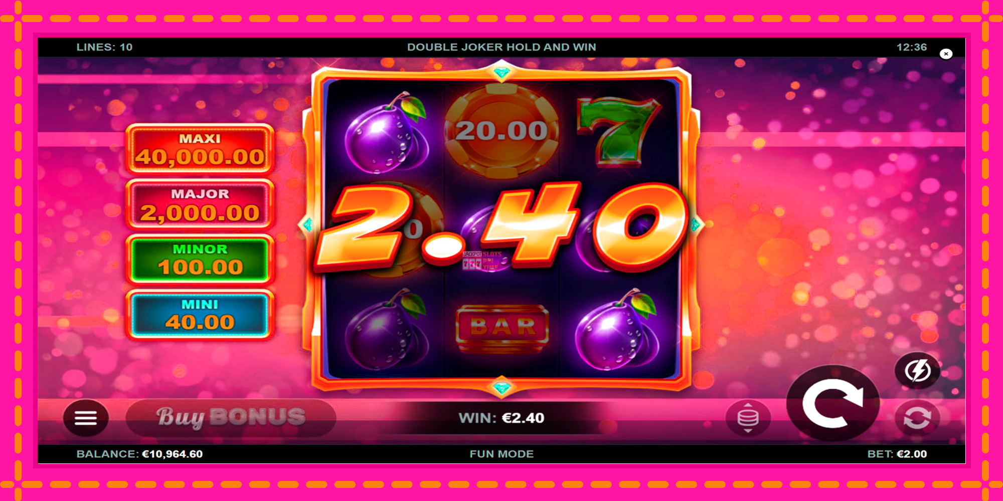 Slot machine Double Joker Hold and Win gratuitamente, immagine 3