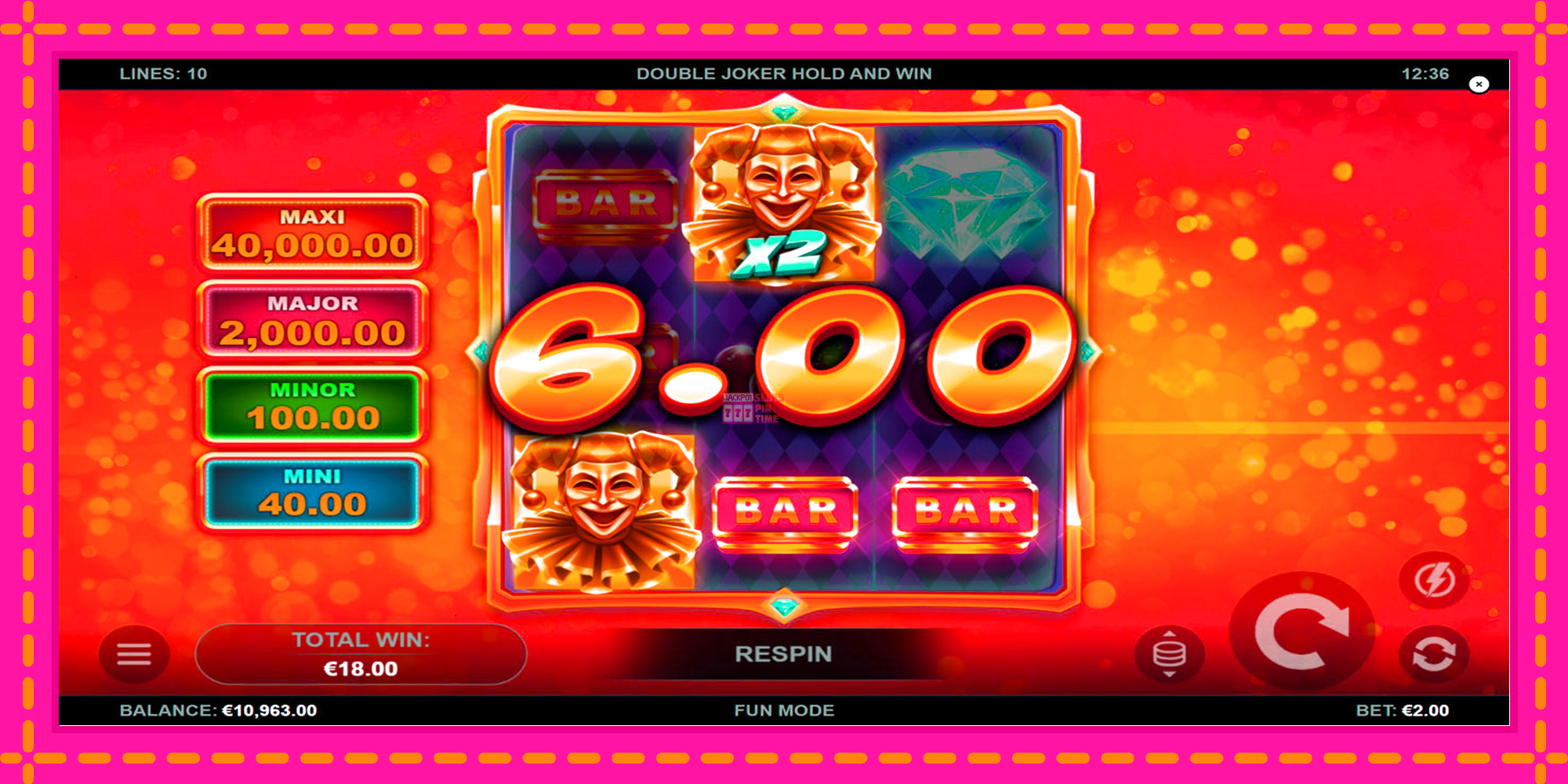 Slot machine Double Joker Hold and Win gratuitamente, immagine 5