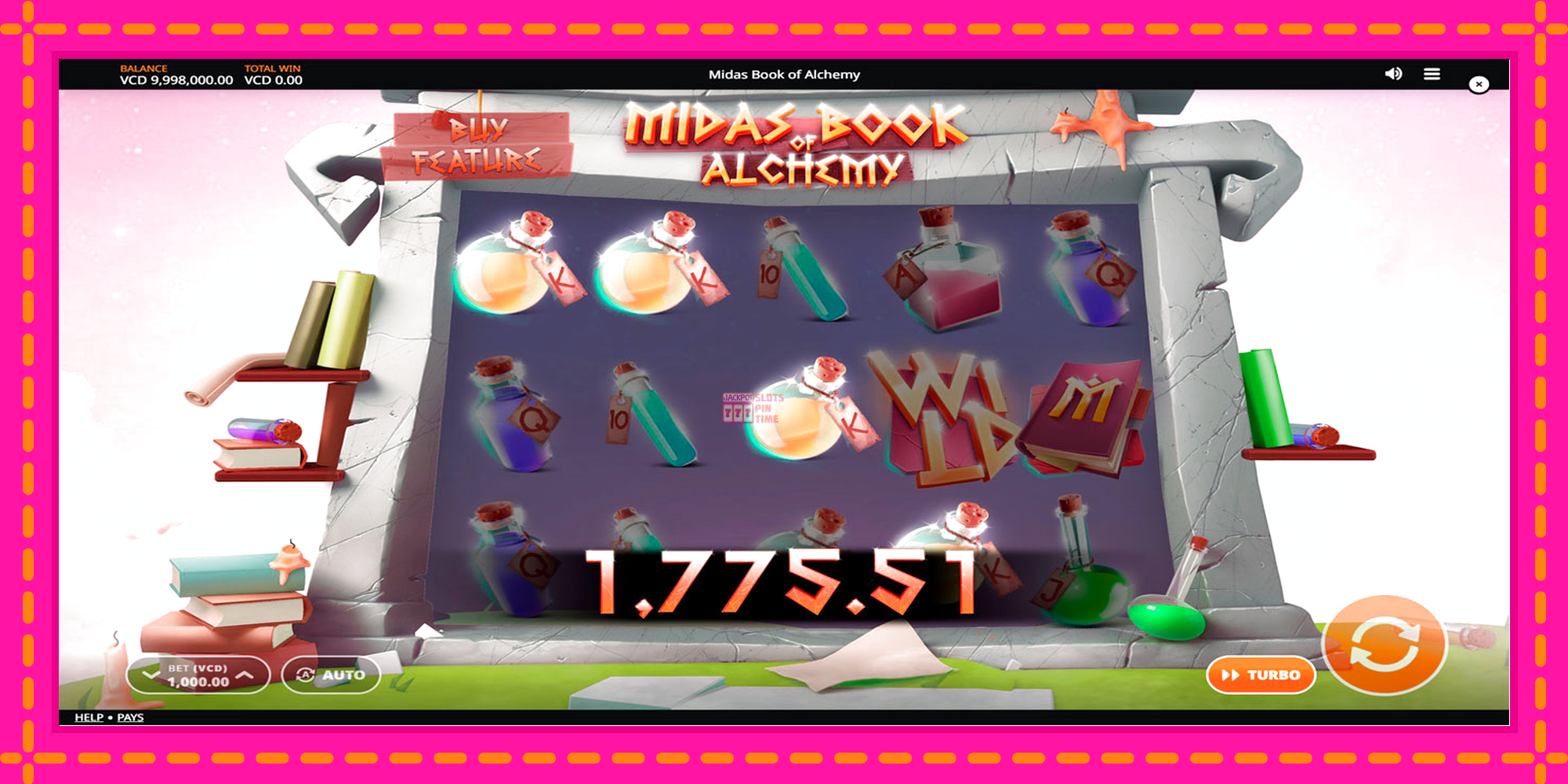 Slot machine Midas Book of Alchemy gratuitamente, immagine 3