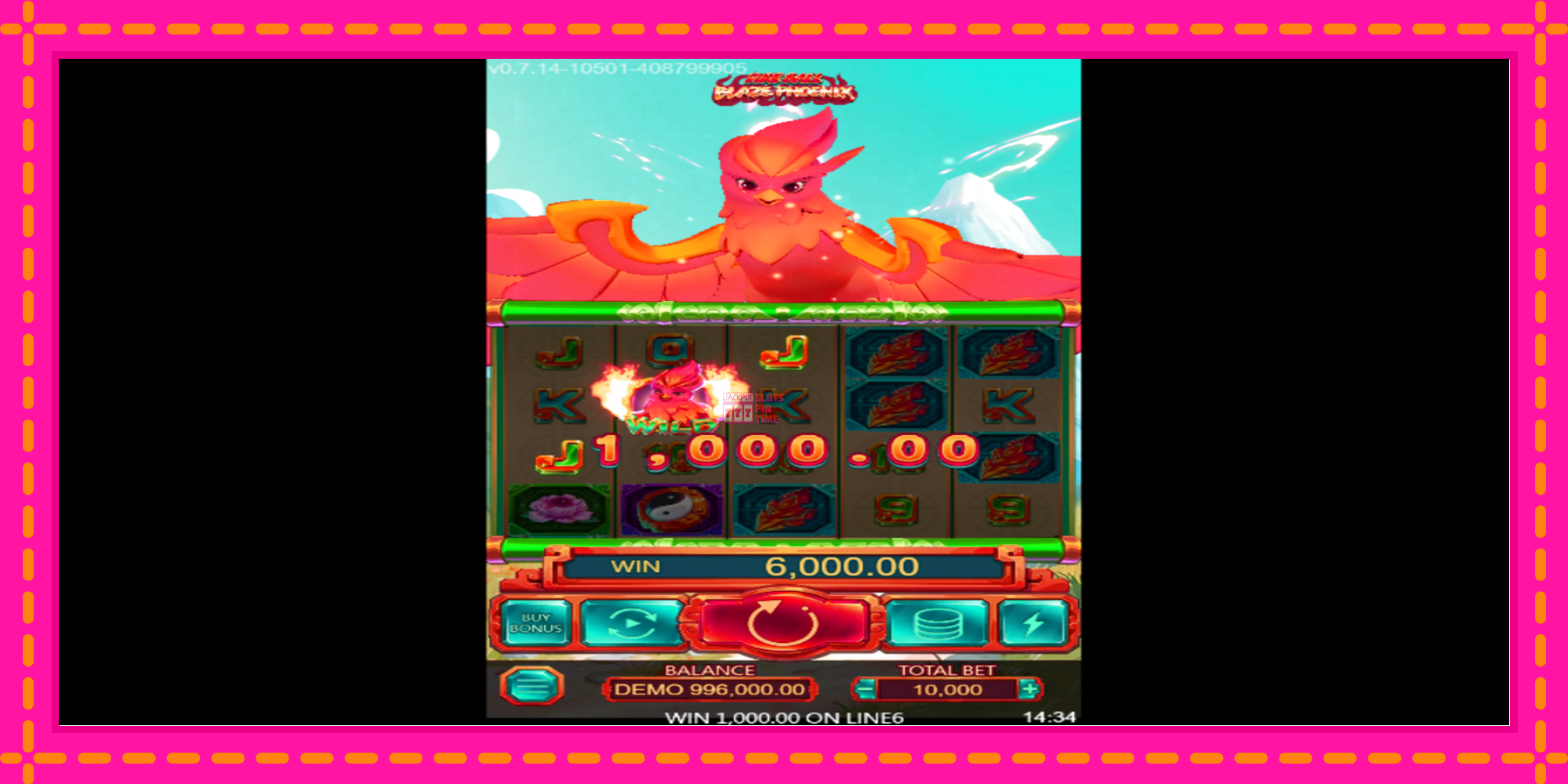 Slot machine Fire Ball Blaze Phoenix gratuitamente, immagine 6