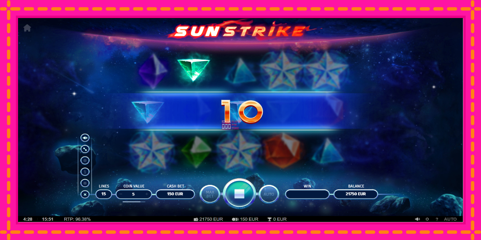 Slot machine Sun Strike gratuitamente, immagine 3