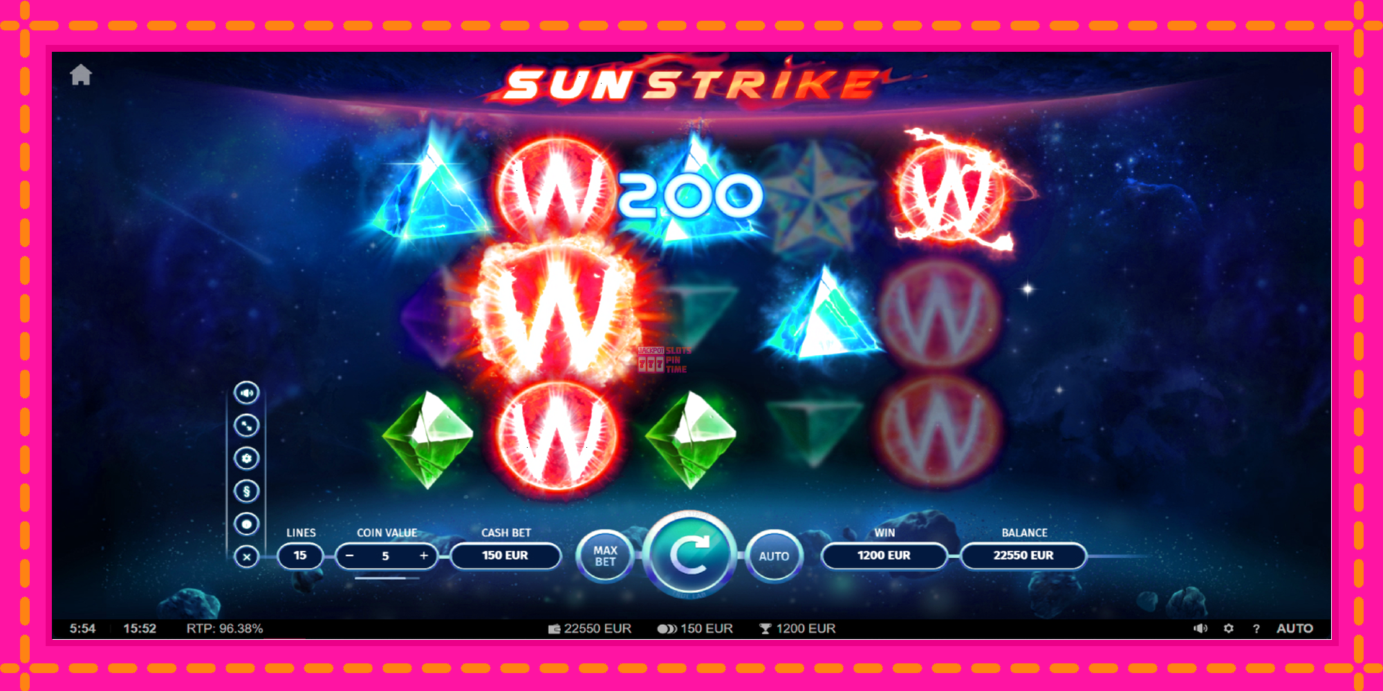 Slot machine Sun Strike gratuitamente, immagine 4