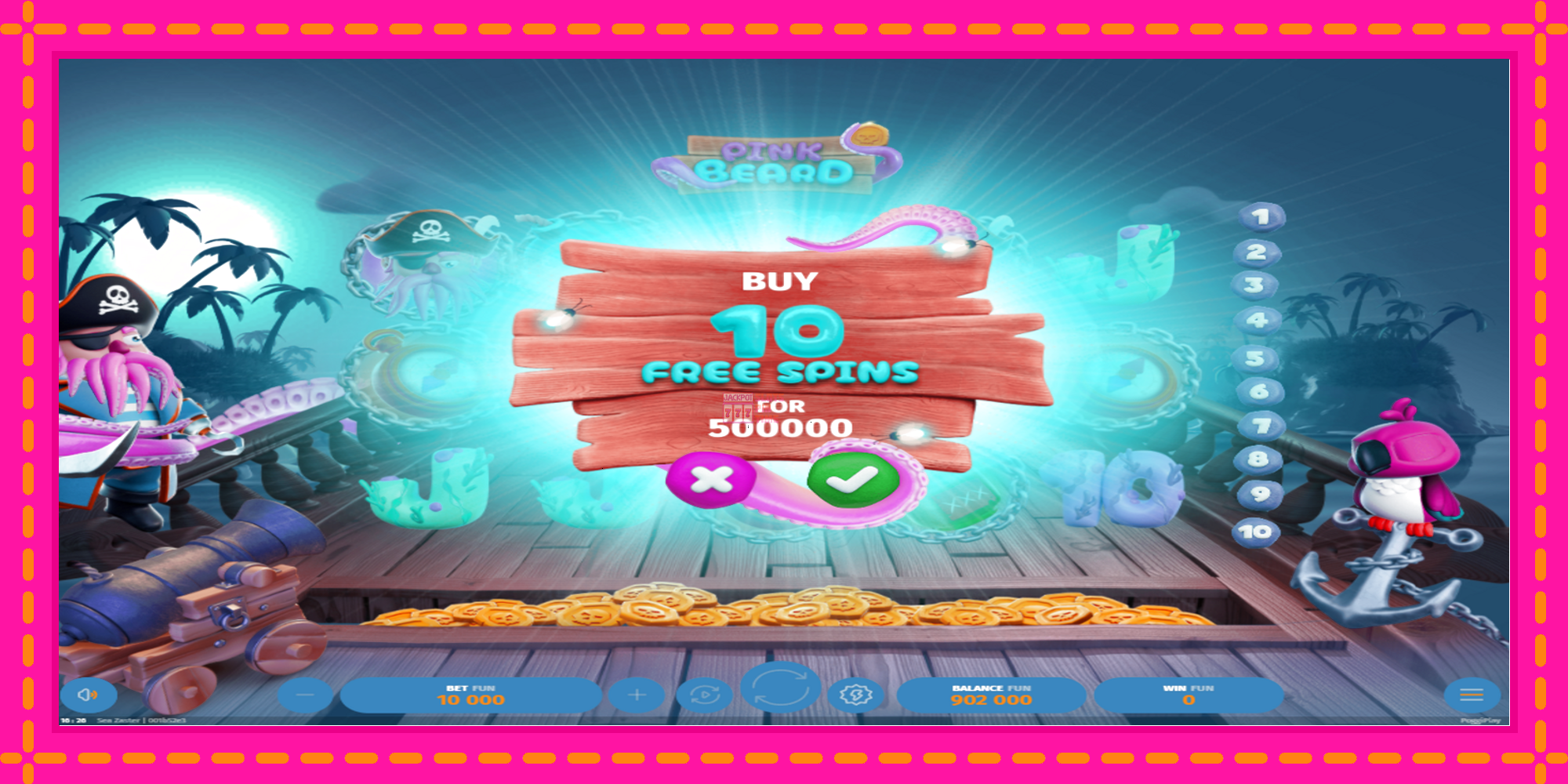 Slot machine Pink Beard gratuitamente, immagine 4