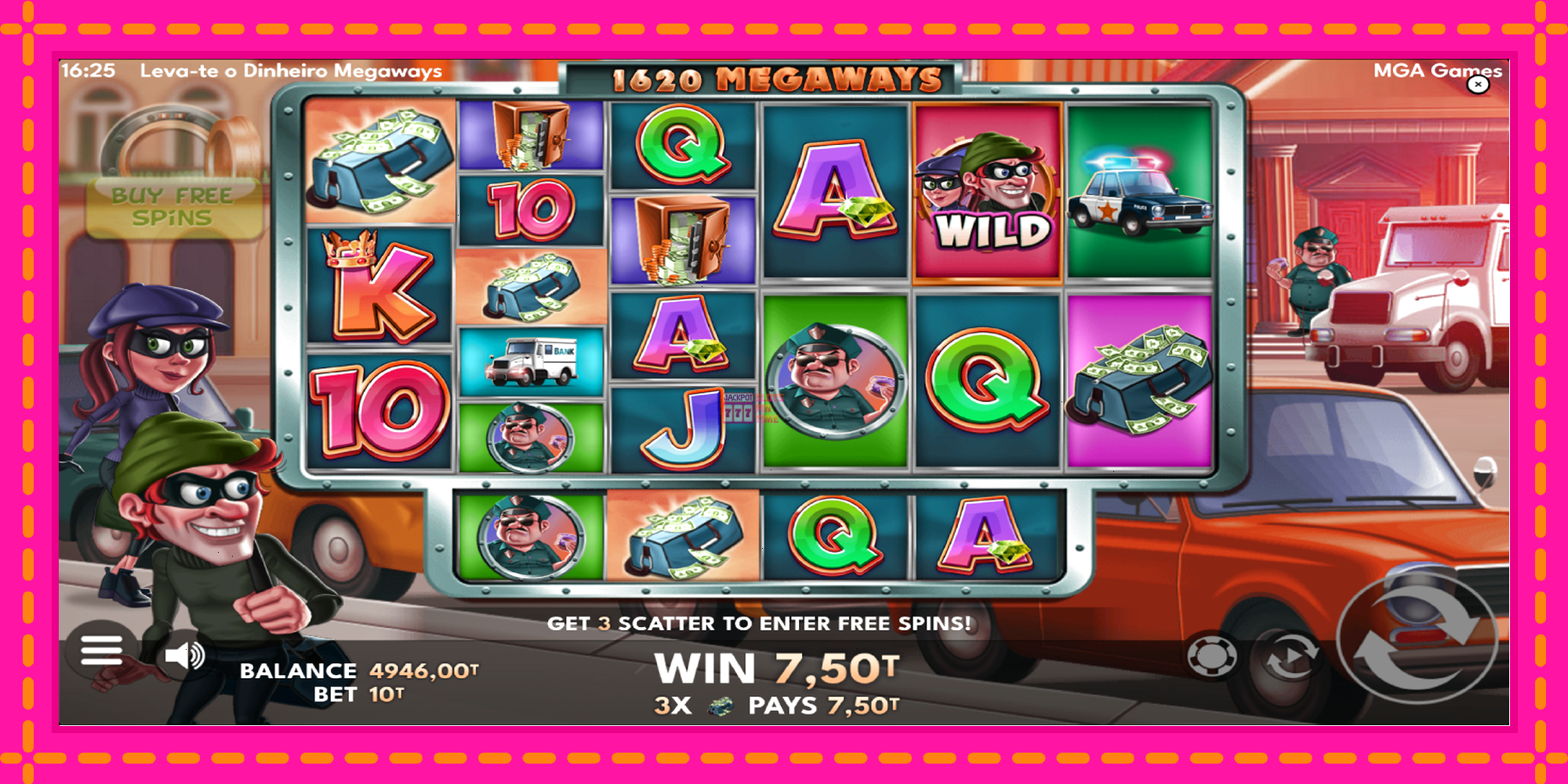 Slot machine Leva-te o Dinheiro Megaways gratuitamente, immagine 4