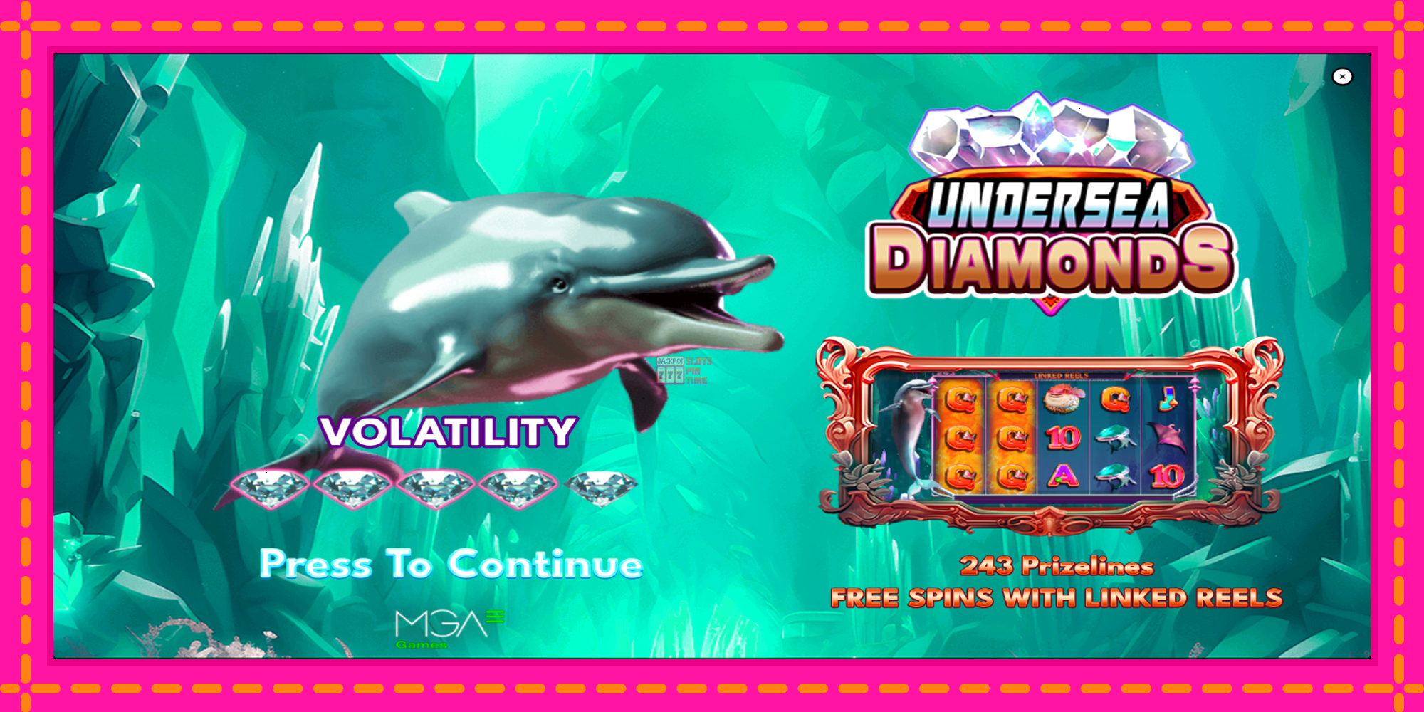 Slot machine Undersea Diamonds gratuitamente, immagine 1