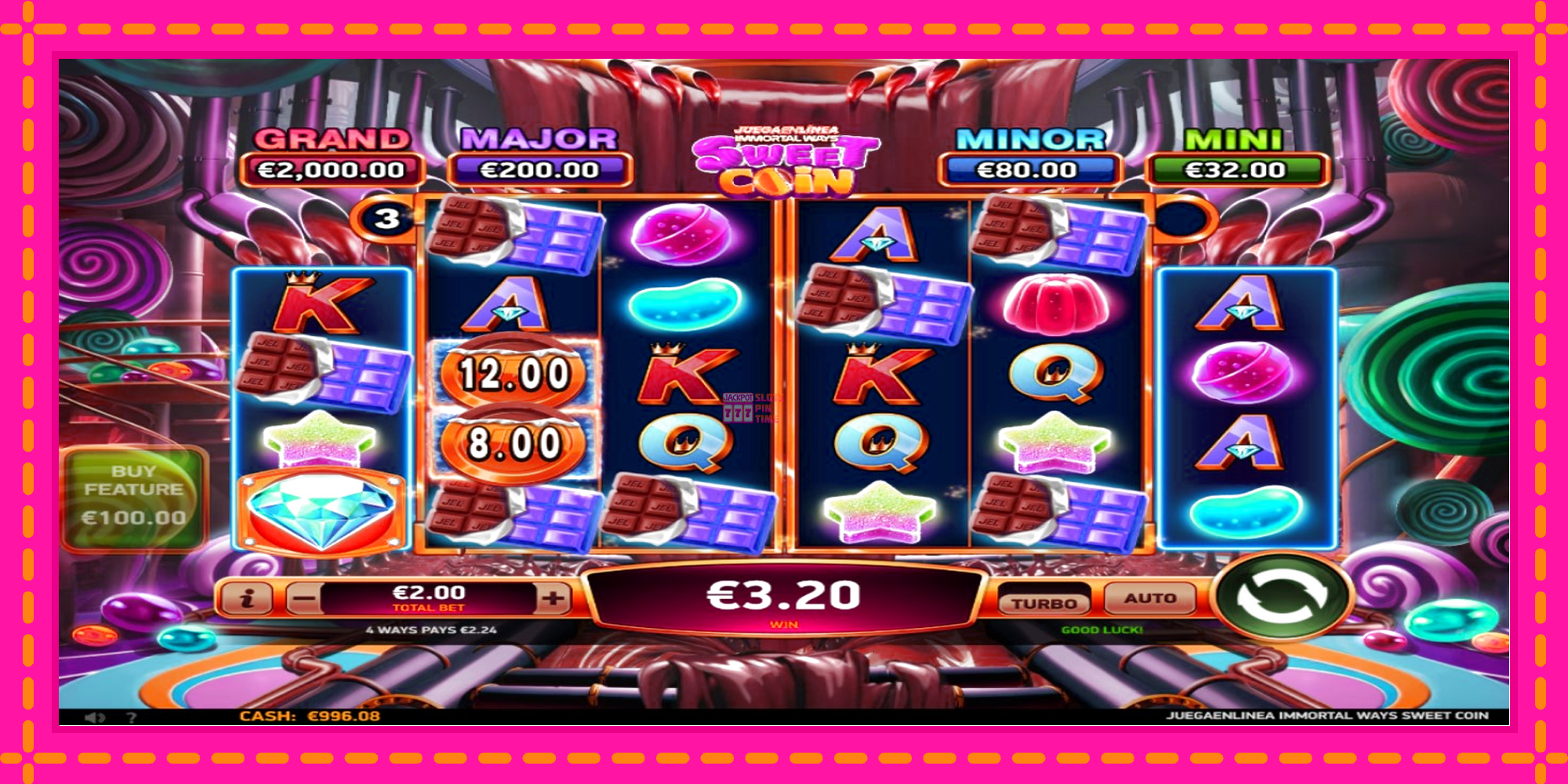 Slot machine JuegaenLinea Immortal Ways Sweet Coin gratuitamente, immagine 3