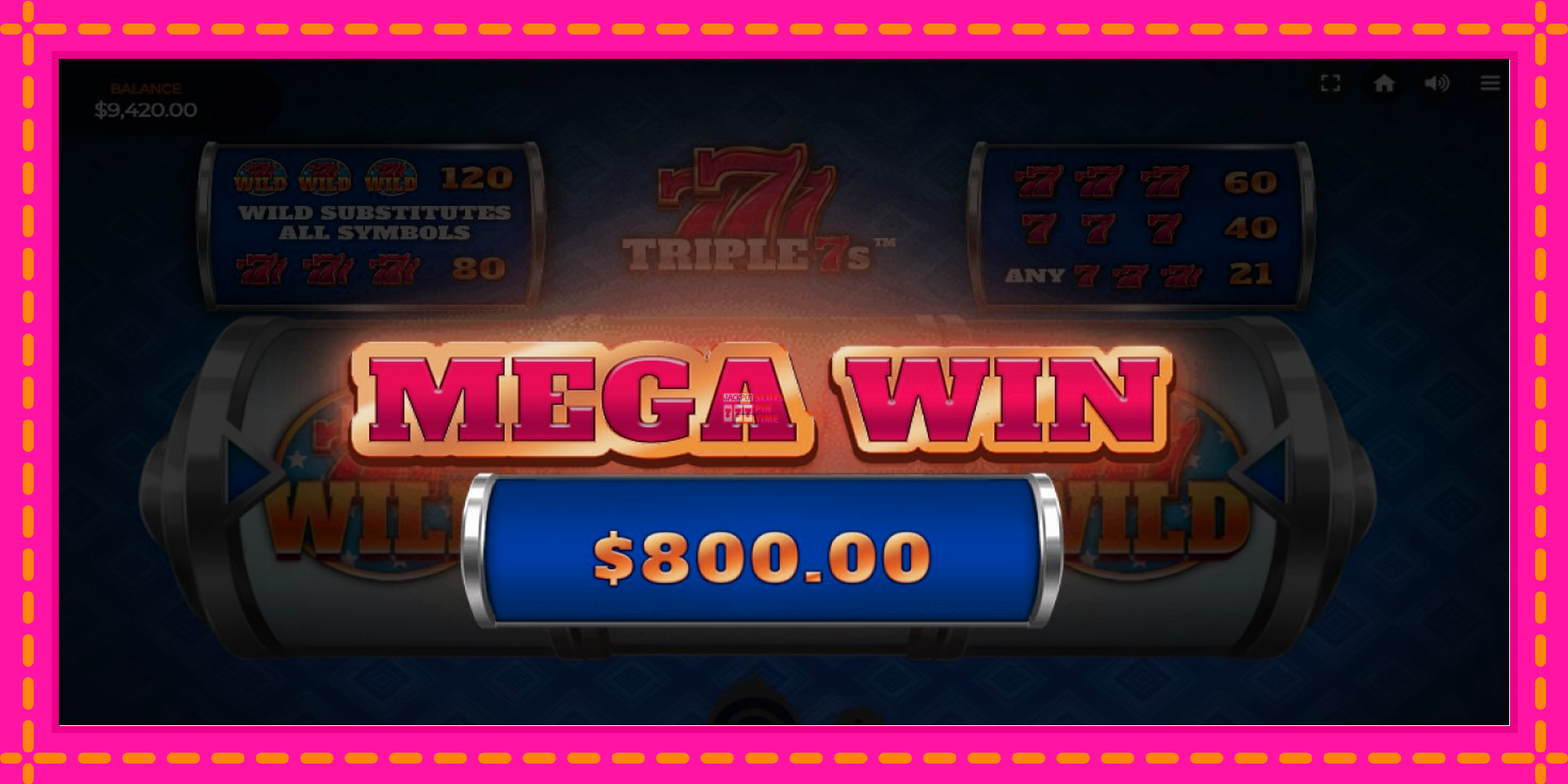 Slot machine Triple 7s gratuitamente, immagine 3