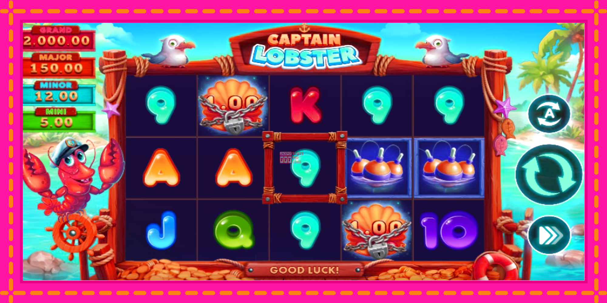 Slot machine Captain Lobster gratuitamente, immagine 2