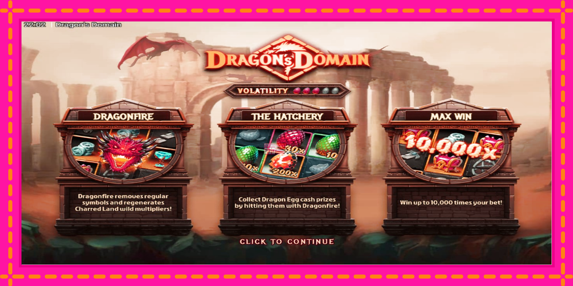 Slot machine Dragons Domain gratuitamente, immagine 1