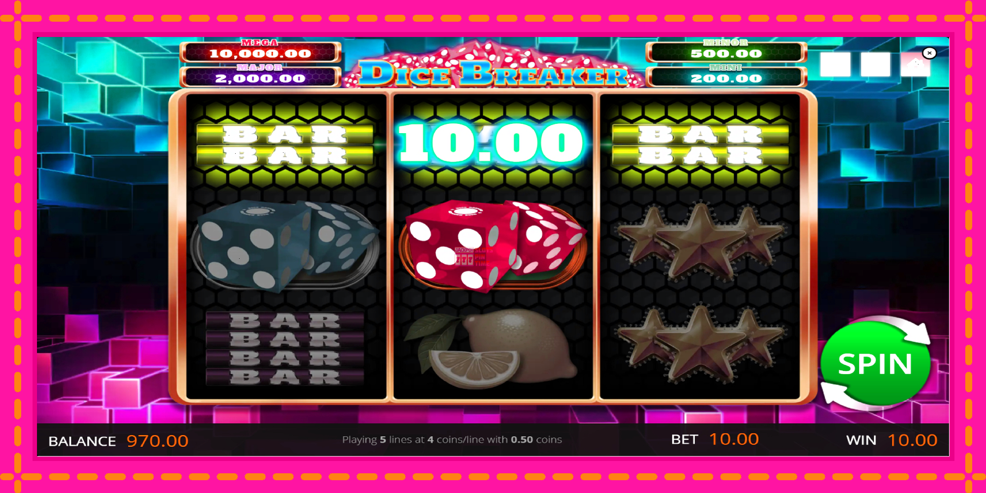 Slot machine Dice Breaker gratuitamente, immagine 2