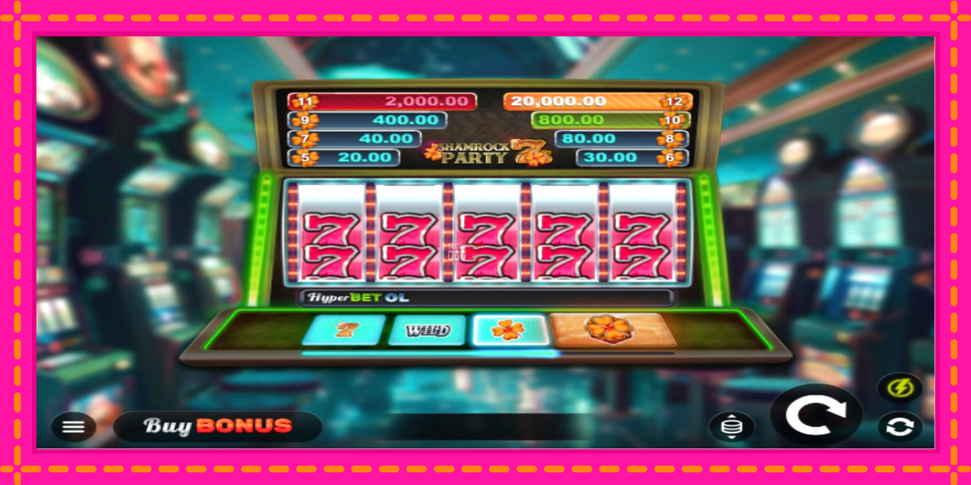 Slot machine Shamrock Party 7s gratuitamente, immagine 1