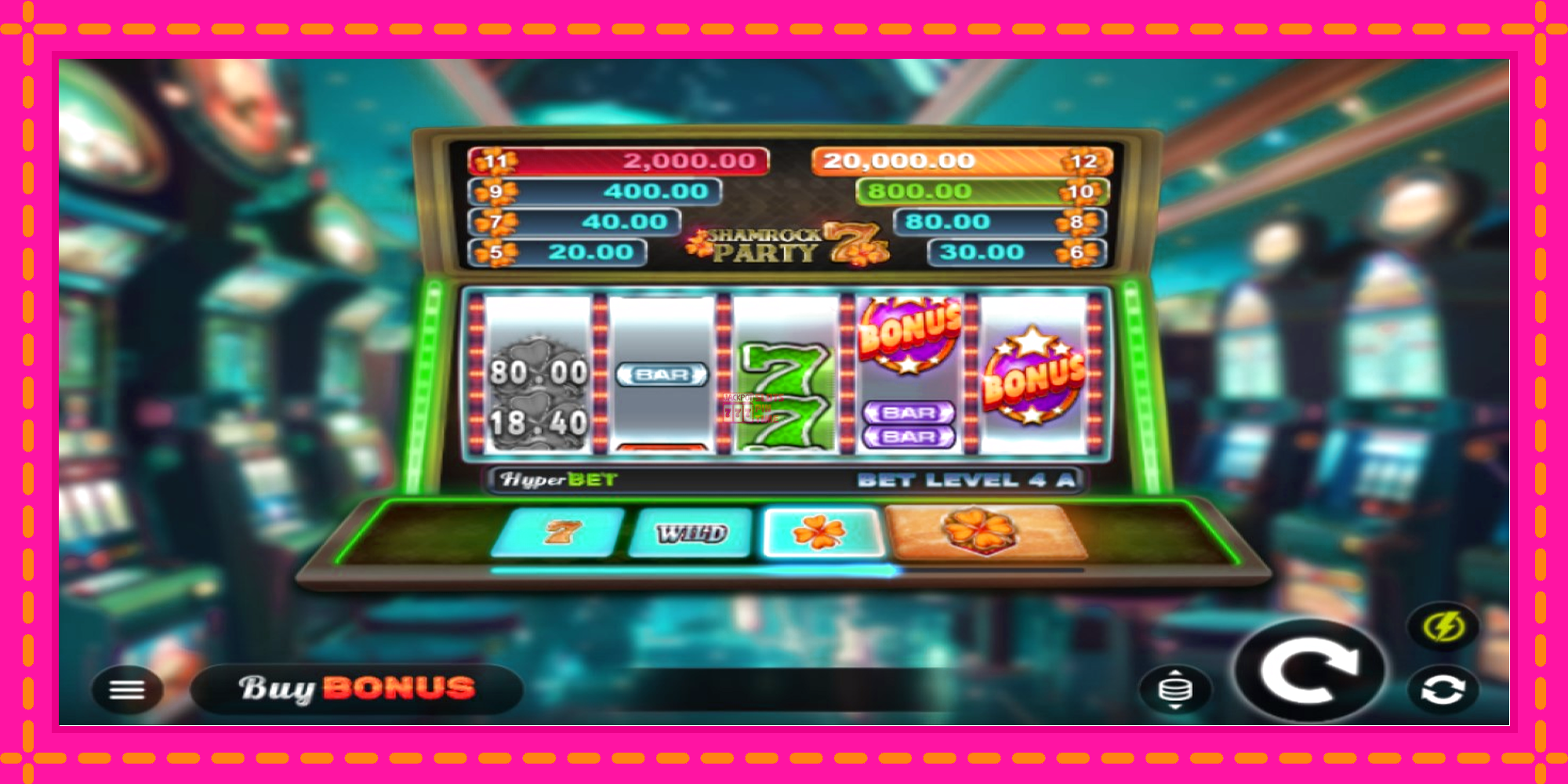 Slot machine Shamrock Party 7s gratuitamente, immagine 2