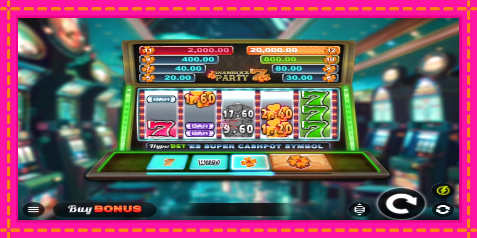 Slot machine Shamrock Party 7s gratuitamente, immagine 4