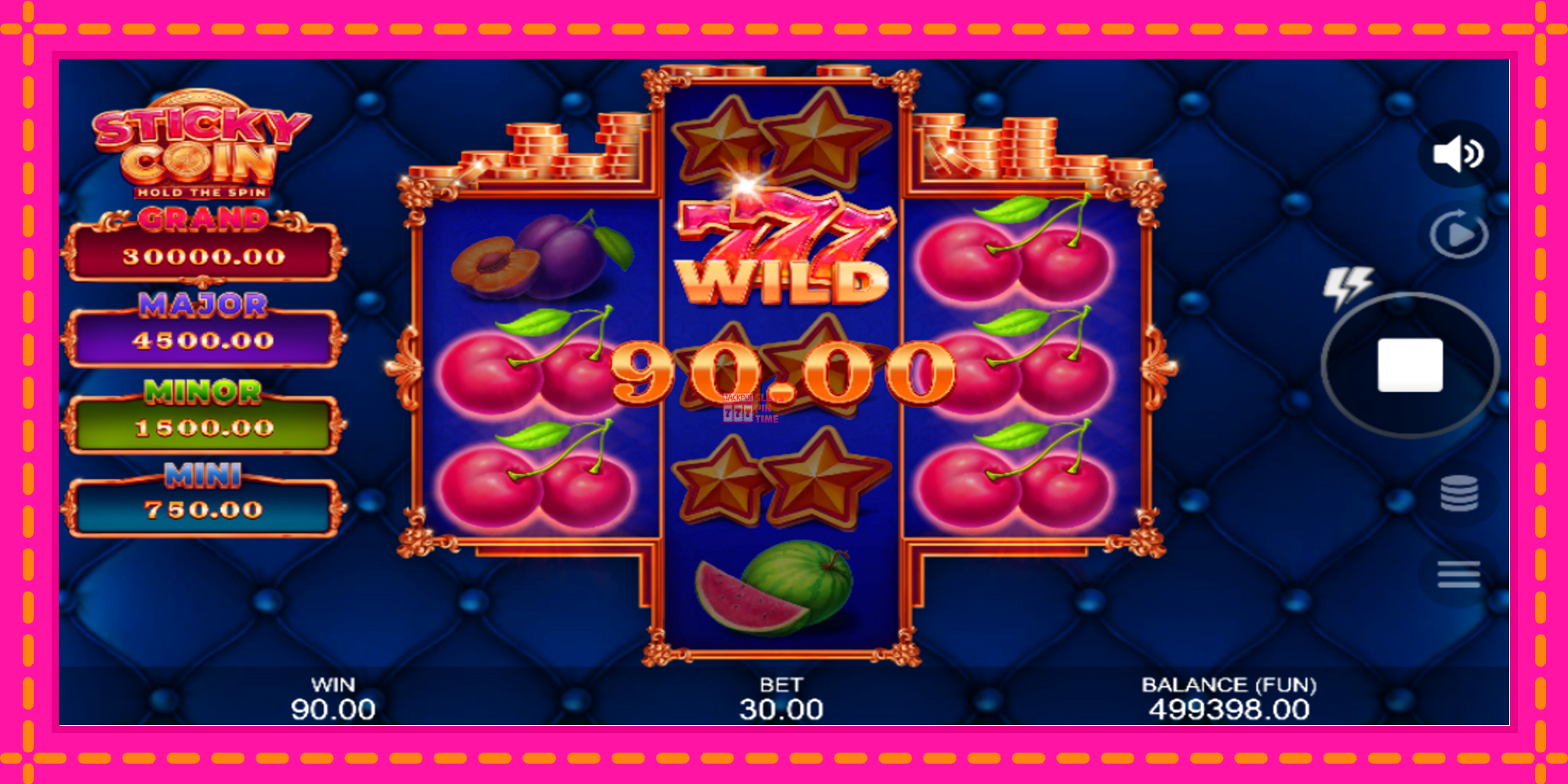 Slot machine Sticky Coin: Hold the Spin gratuitamente, immagine 2