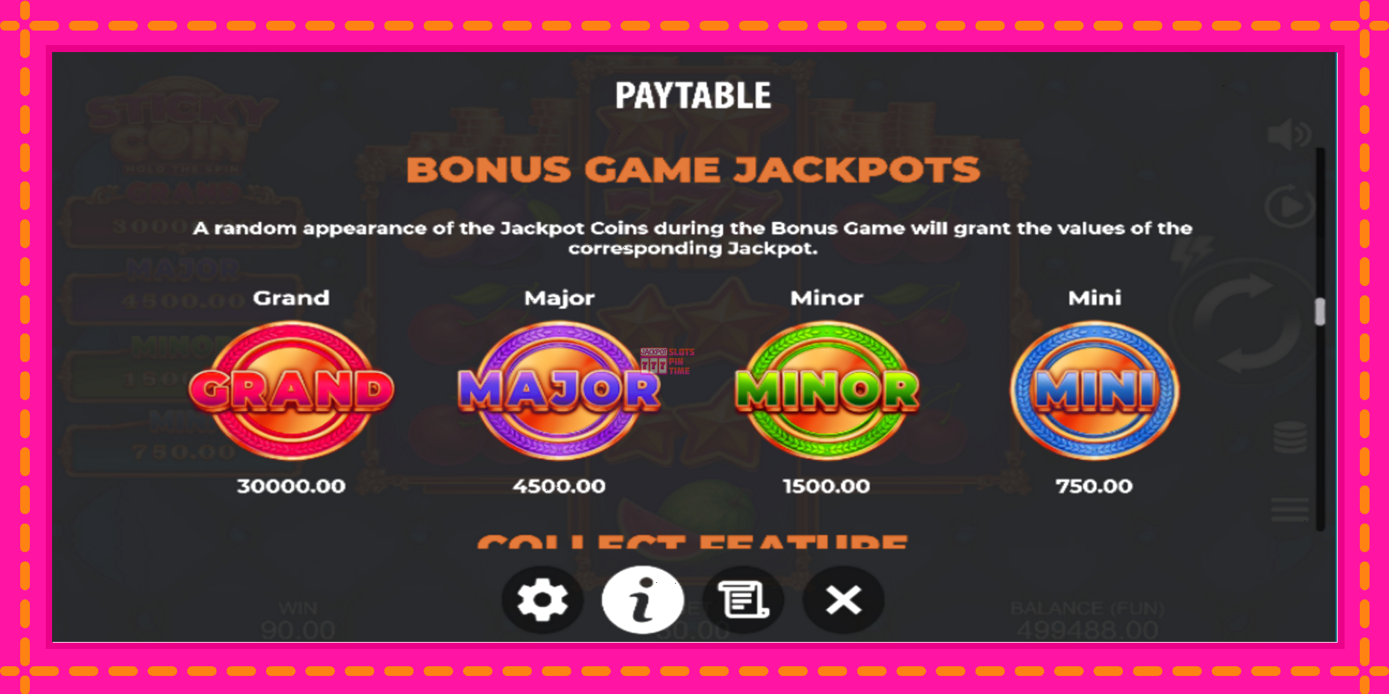 Slot machine Sticky Coin: Hold the Spin gratuitamente, immagine 6