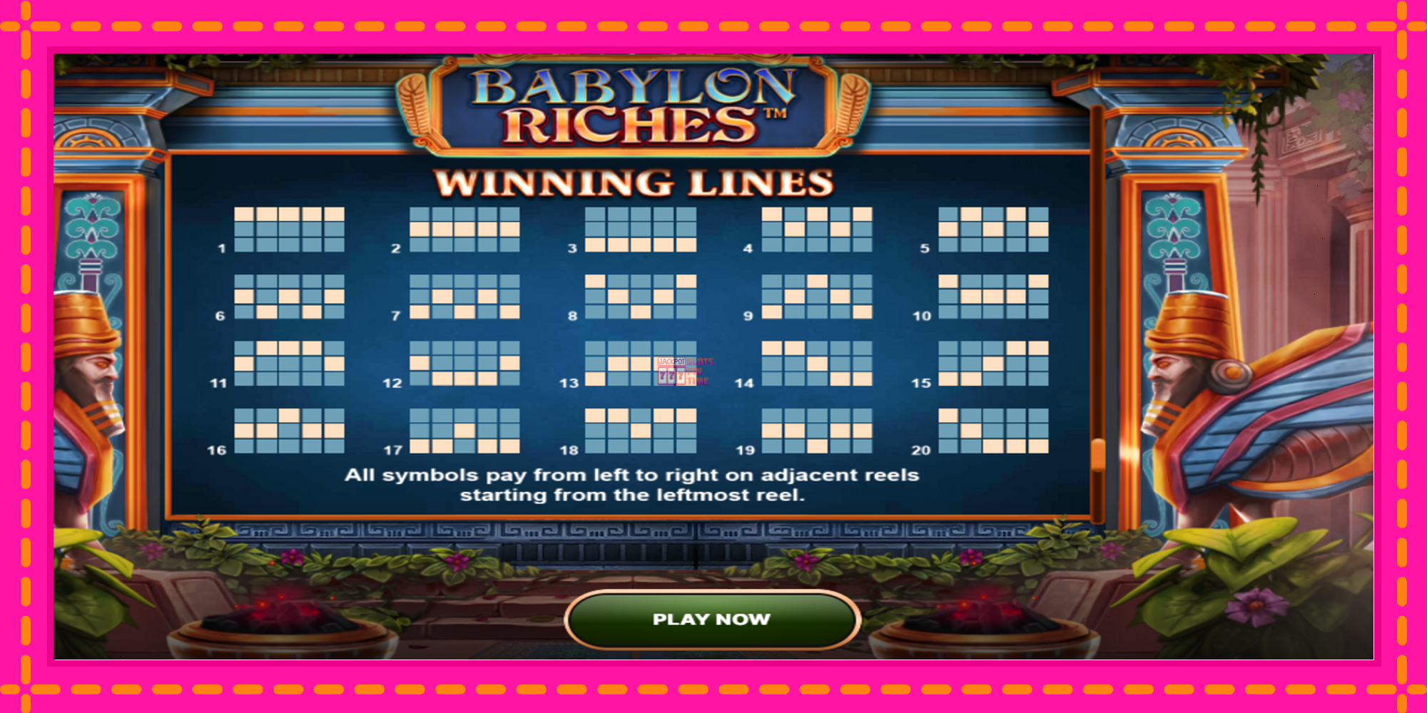 Slot machine Babylon Riches gratuitamente, immagine 5