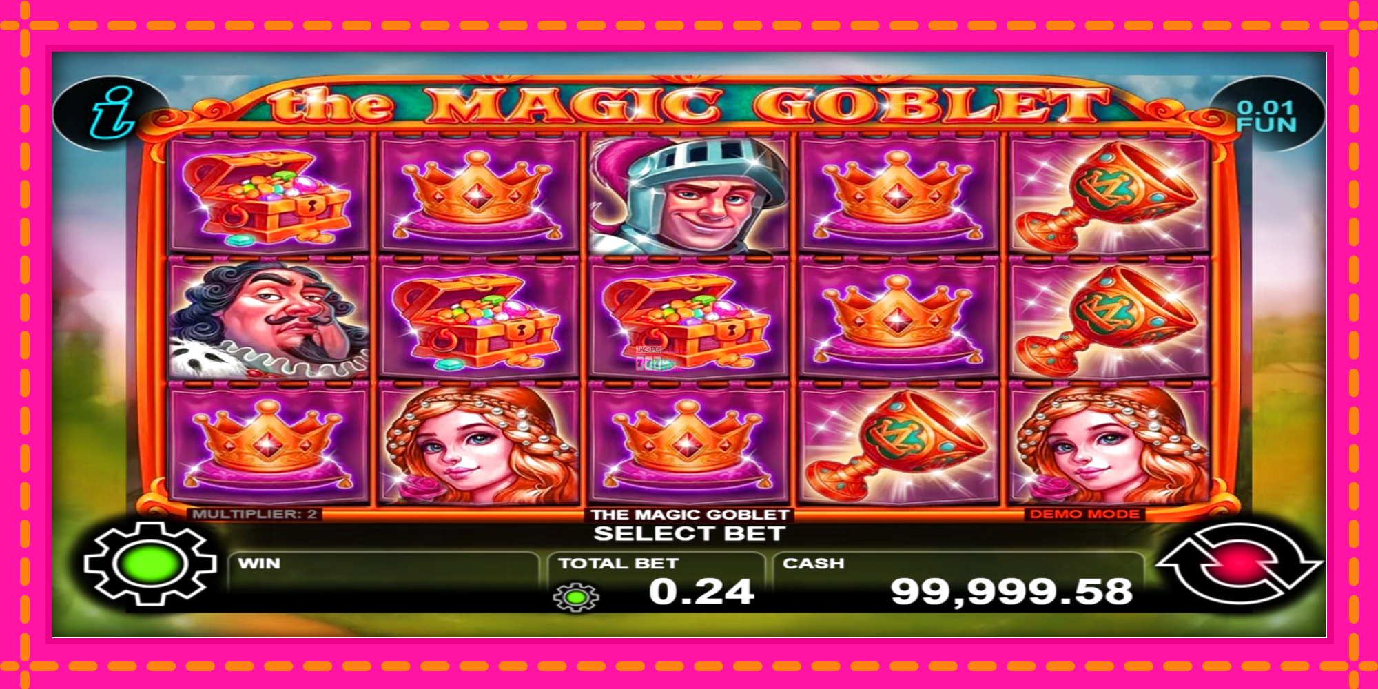 Slot machine The Magic Goblet gratuitamente, immagine 1