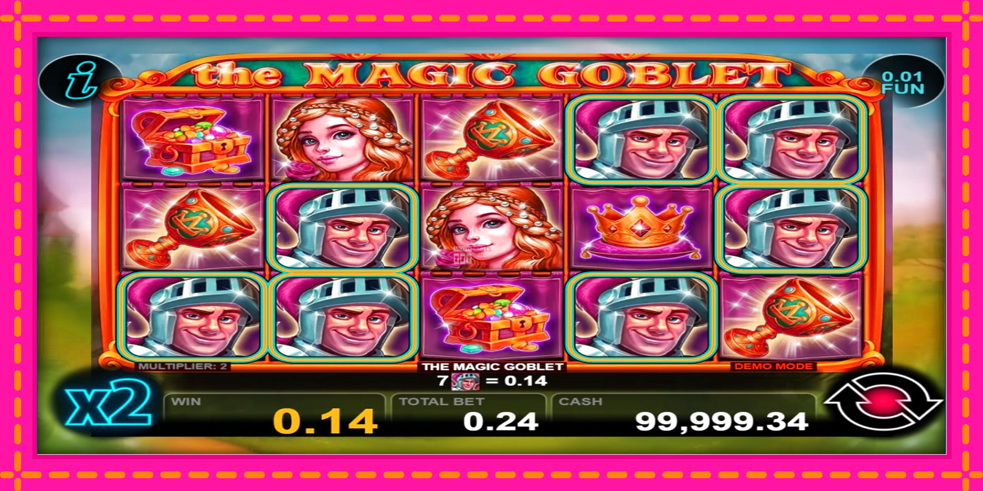 Slot machine The Magic Goblet gratuitamente, immagine 2