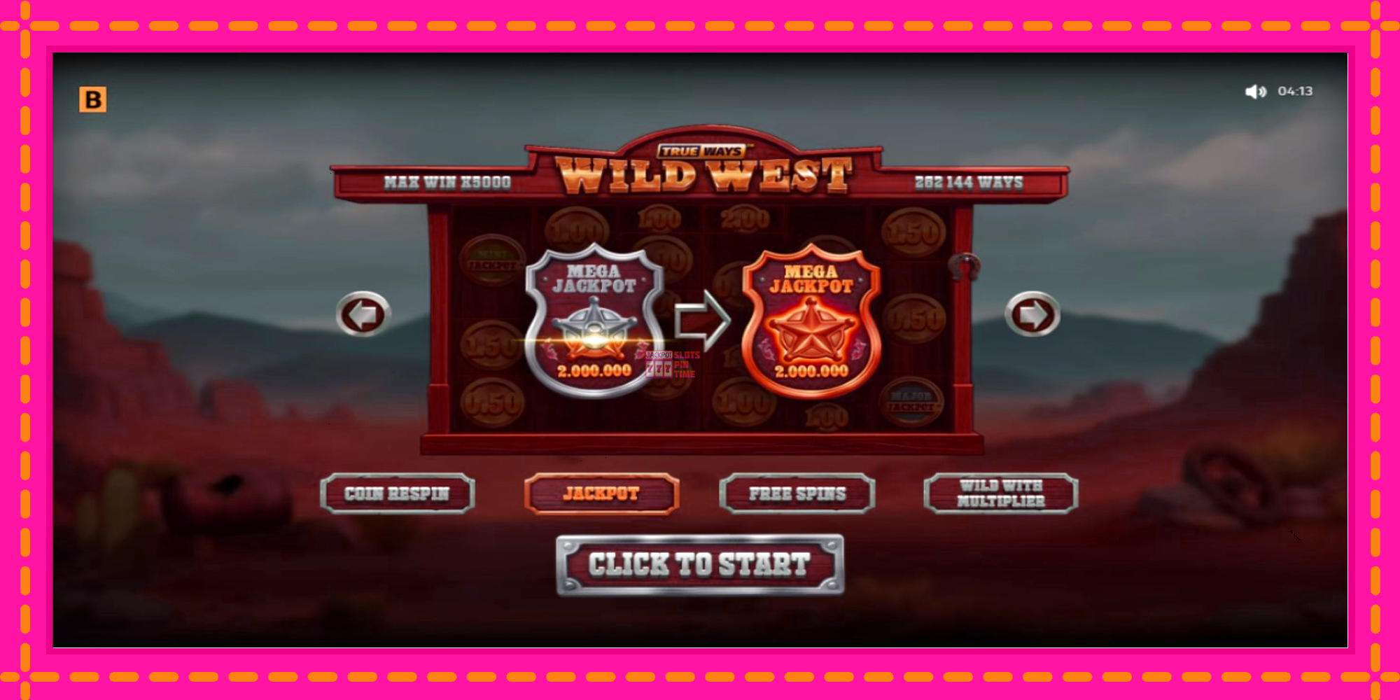 Slot machine Wild West Trueways gratuitamente, immagine 1